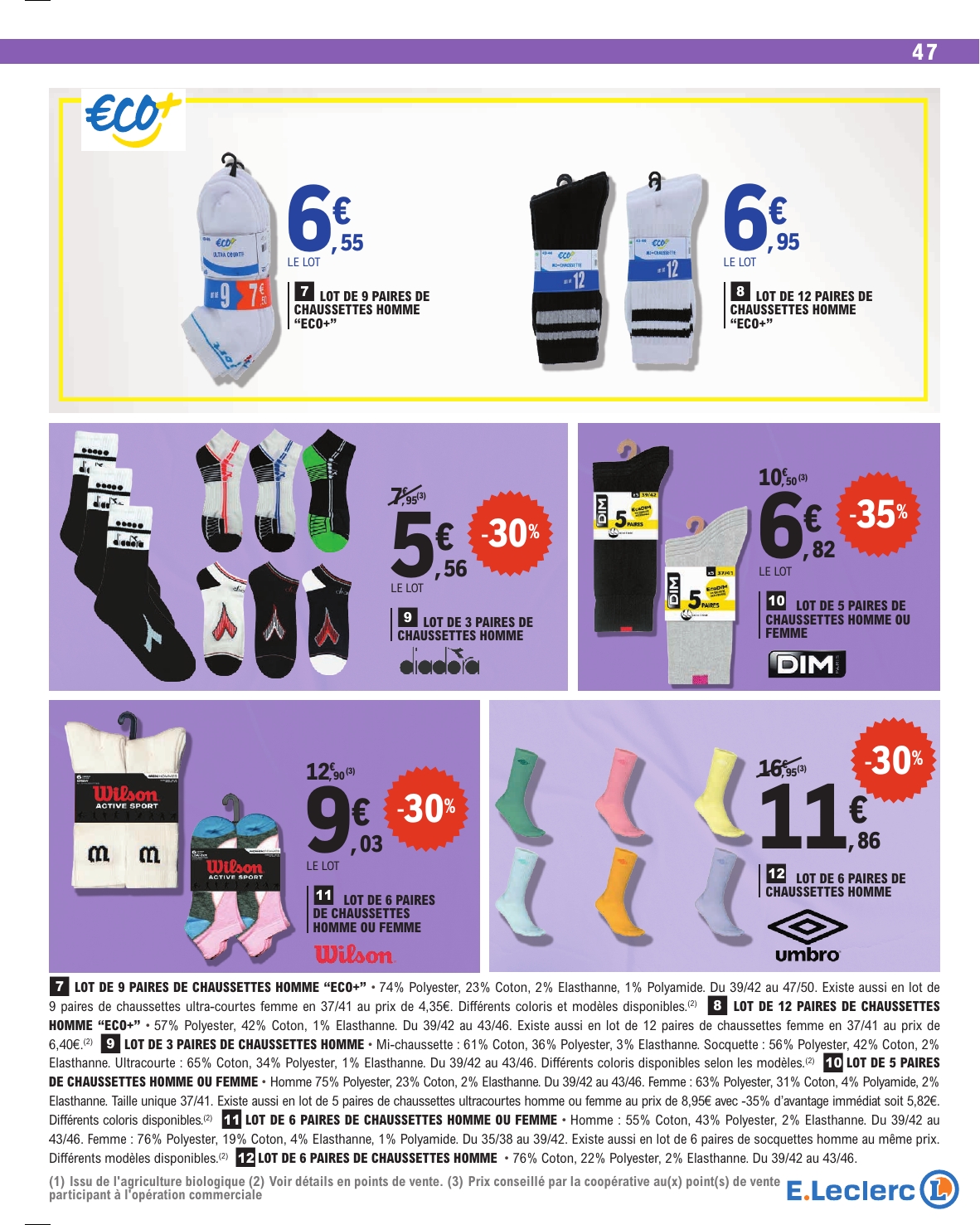 e-leclerc - Flyer E.Leclerc pour la semaine prochaine du du mardi 14/04/2026 au du samedi 25/04/2026 - page: 47