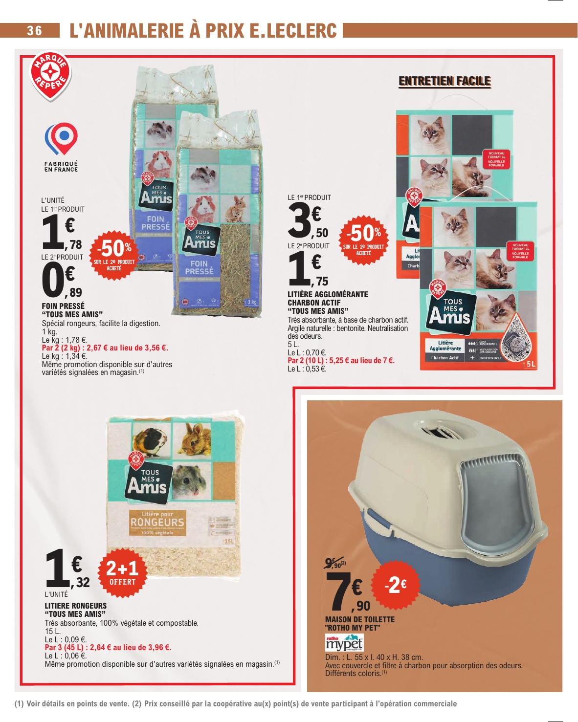 e-leclerc - Flyer E.Leclerc pour la semaine prochaine du du mardi 14/04/2026 au du samedi 25/04/2026 - page: 36