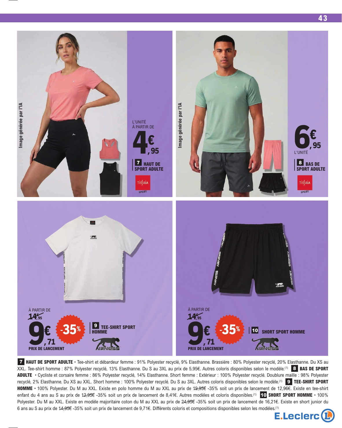 e-leclerc - Flyer E.Leclerc pour la semaine prochaine du du mardi 14/04/2026 au du samedi 25/04/2026 - page: 43