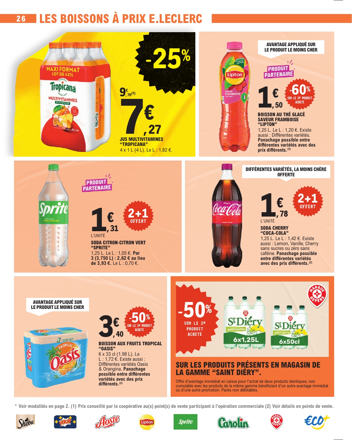 e-leclerc - Flyer E.Leclerc pour la semaine prochaine du du mardi 14/04/2026 au du samedi 25/04/2026 - page: 26