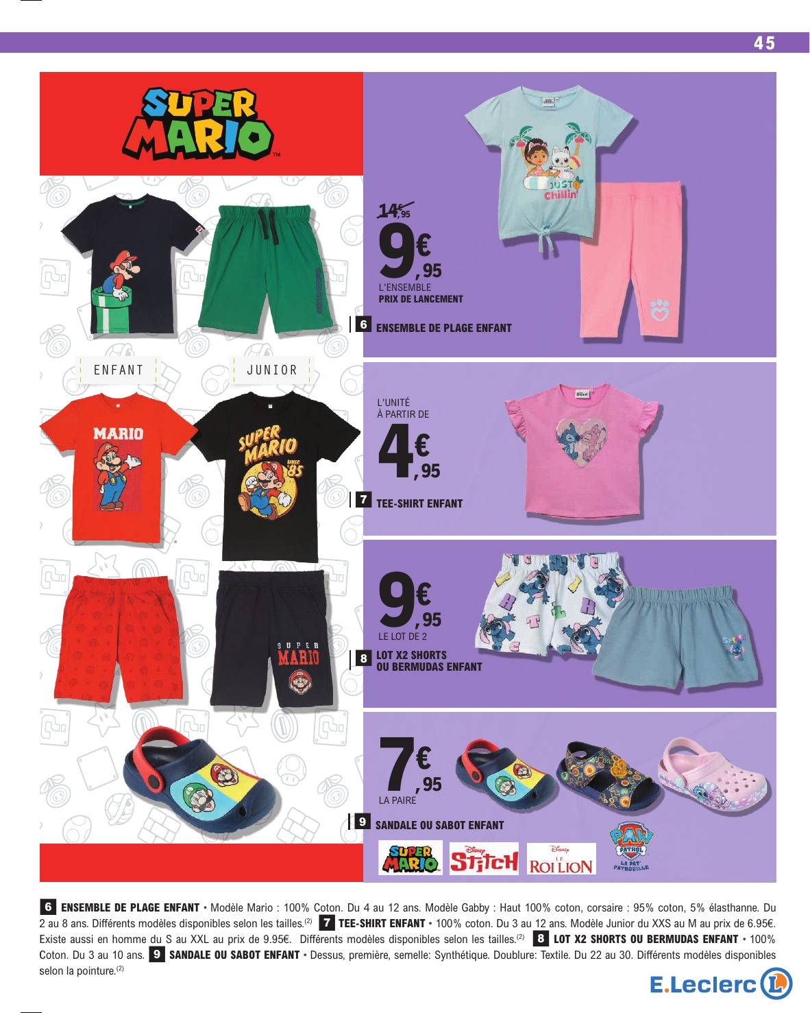 e-leclerc - Flyer E.Leclerc pour la semaine prochaine du du mardi 14/04/2026 au du samedi 25/04/2026 - page: 45