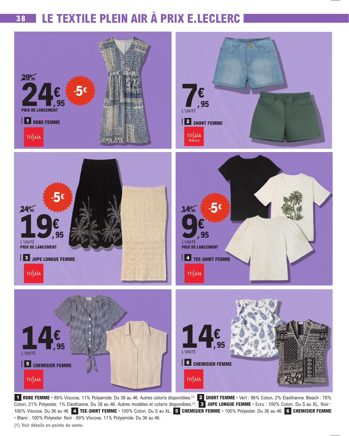 e-leclerc - Flyer E.Leclerc pour la semaine prochaine du du mardi 14/04/2026 au du samedi 25/04/2026 - page: 38