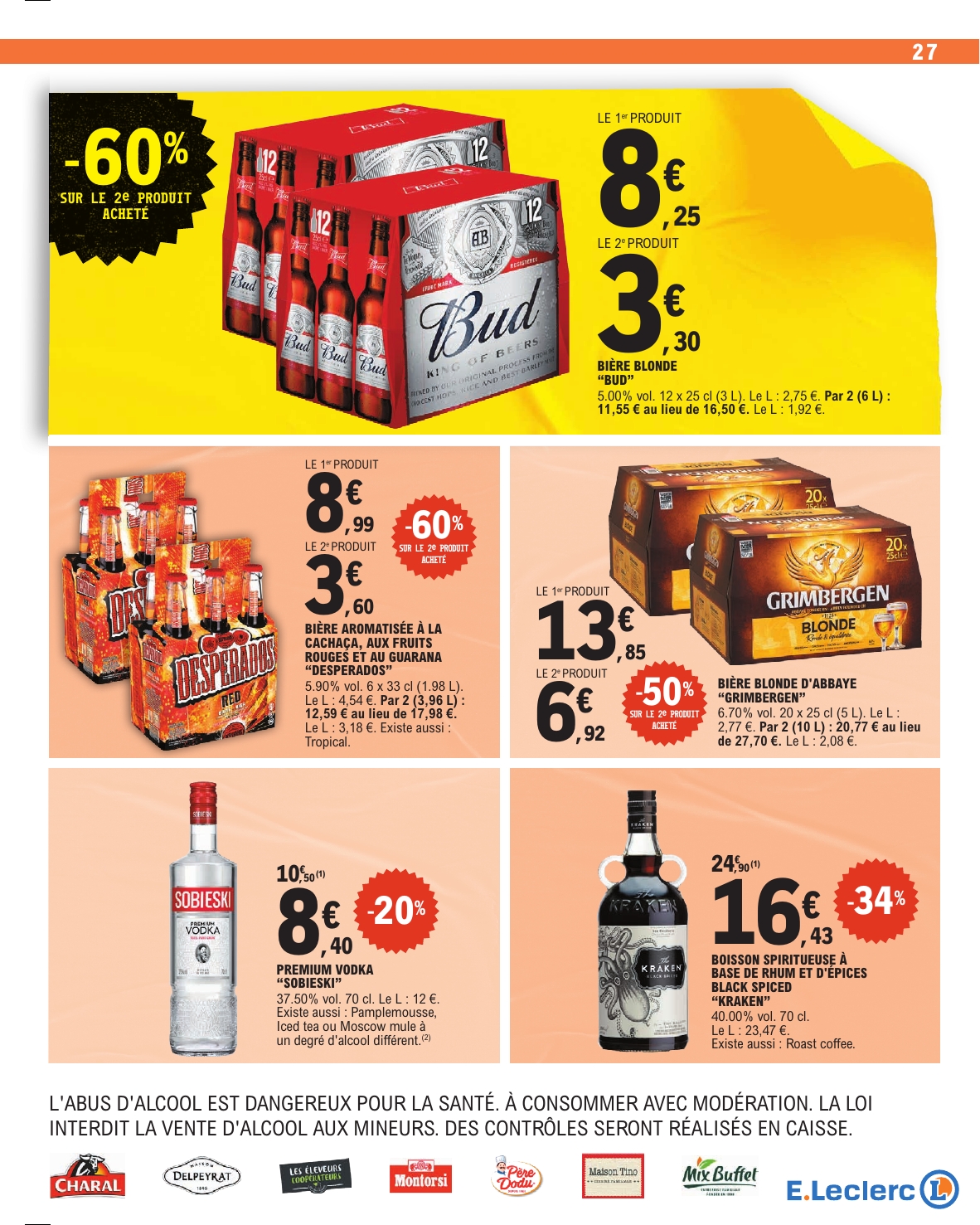 e-leclerc - Flyer E.Leclerc pour la semaine prochaine du du mardi 14/04/2026 au du samedi 25/04/2026 - page: 27