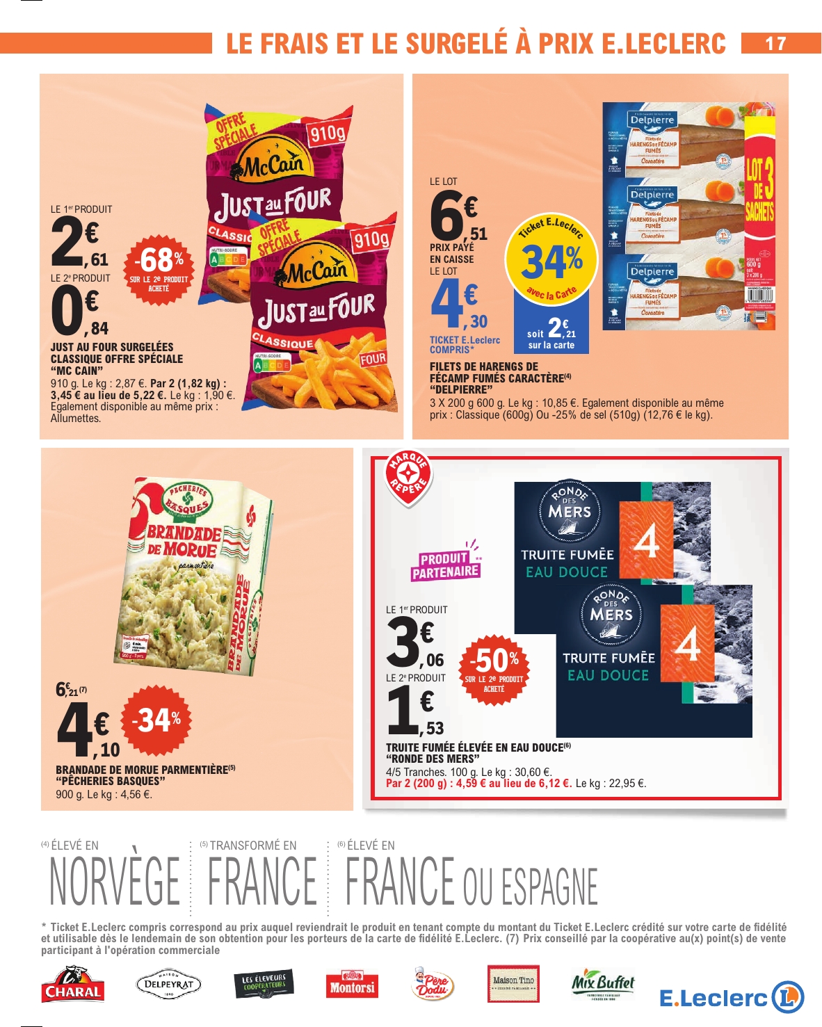 e-leclerc - Flyer E.Leclerc pour la semaine prochaine du du mardi 14/04/2026 au du samedi 25/04/2026 - page: 17