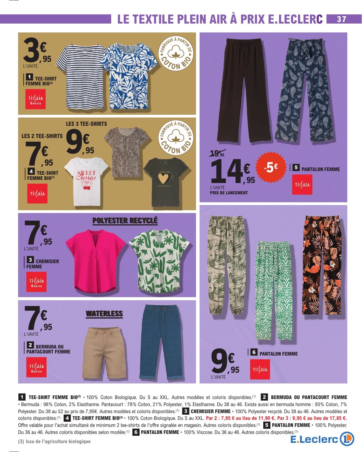 e-leclerc - Flyer E.Leclerc pour la semaine prochaine du du mardi 14/04/2026 au du samedi 25/04/2026 - page: 37