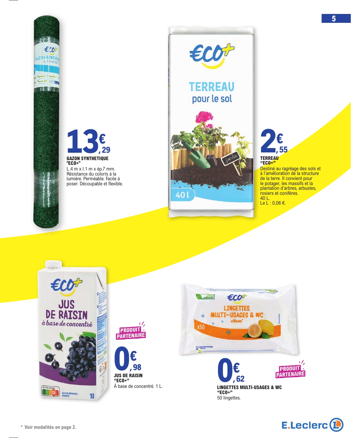 e-leclerc - Flyer E.Leclerc pour la semaine prochaine du du mardi 14/04/2026 au du samedi 25/04/2026 - page: 5