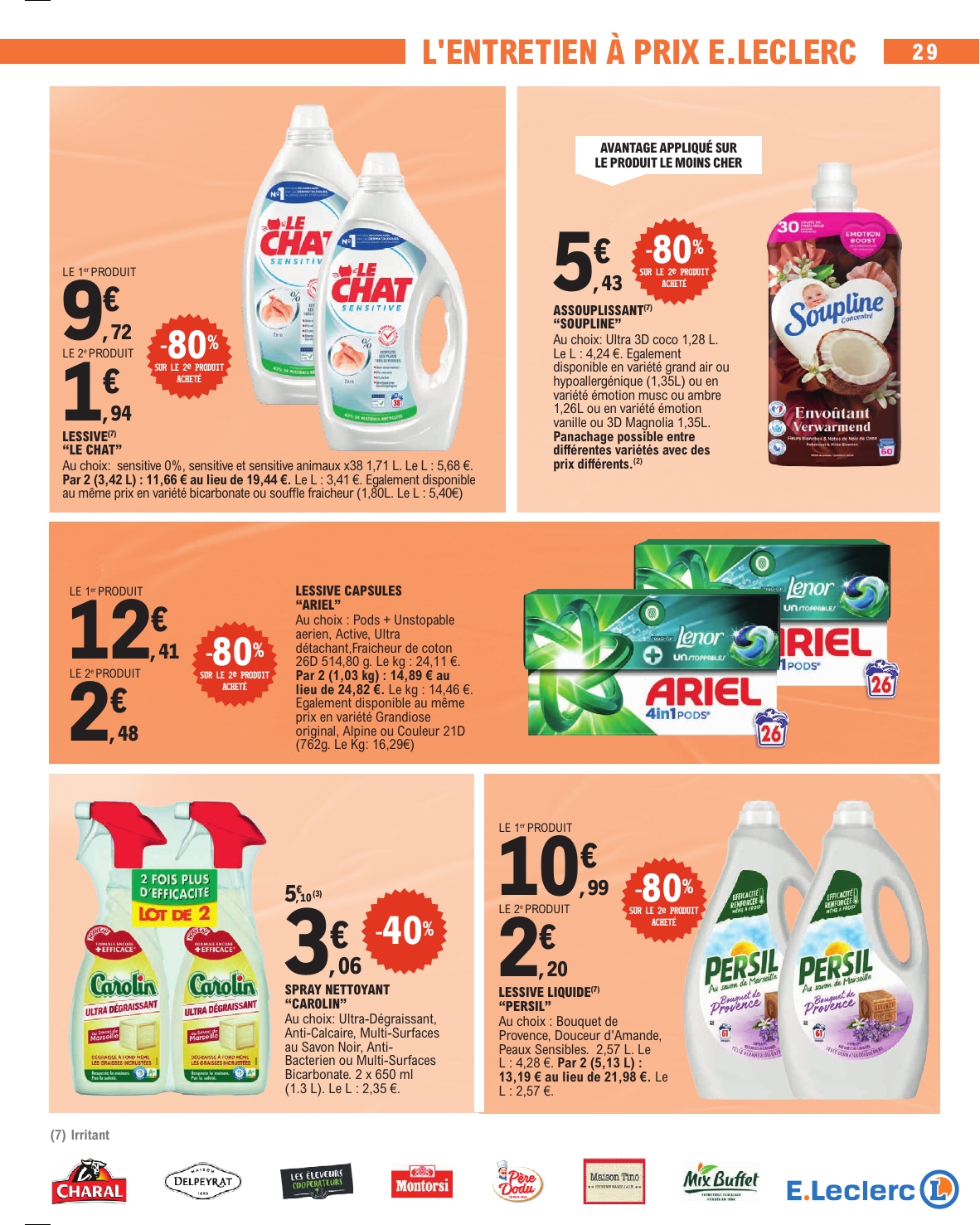 e-leclerc - Flyer E.Leclerc pour la semaine prochaine du du mardi 14/04/2026 au du samedi 25/04/2026 - page: 29