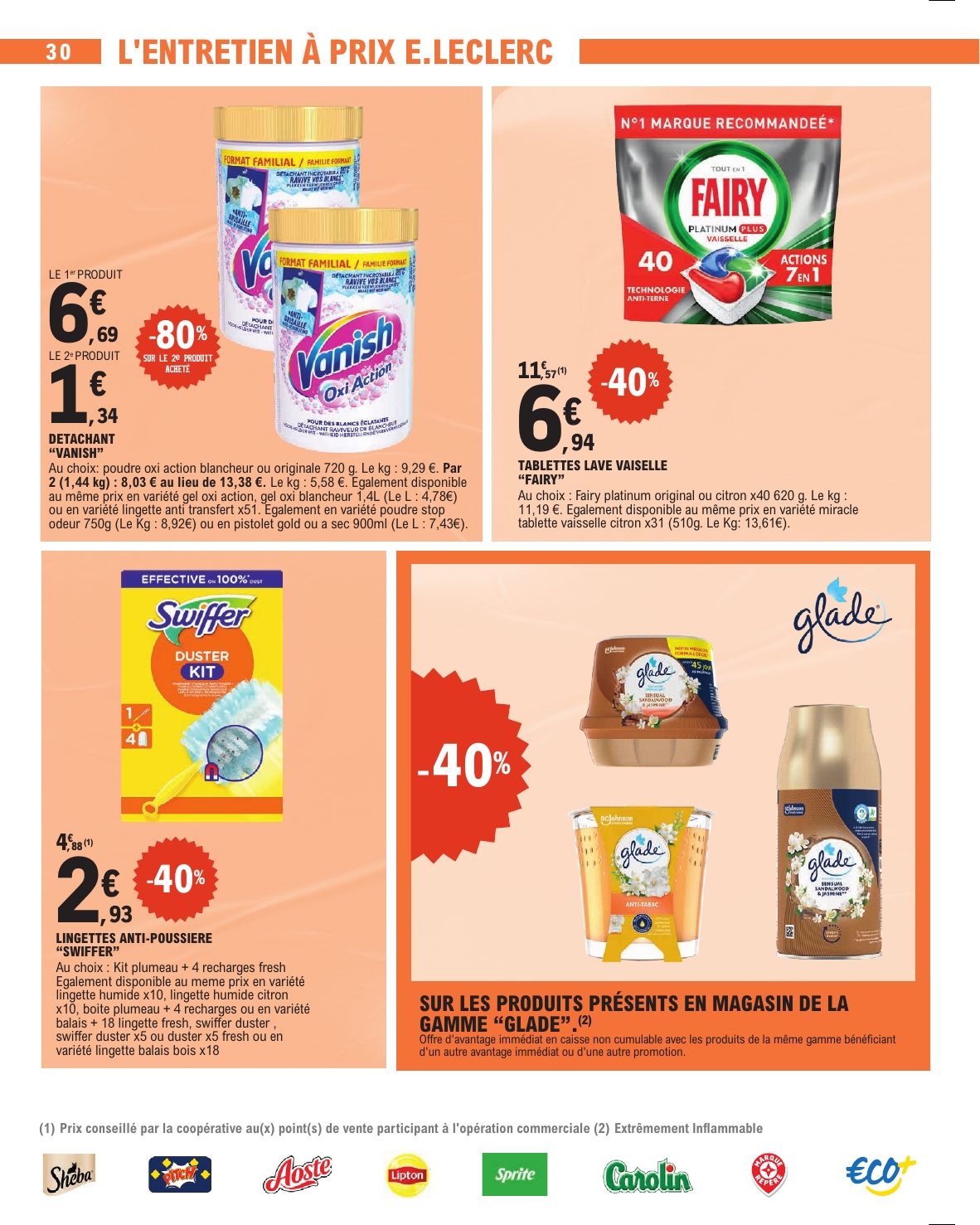 e-leclerc - Flyer E.Leclerc pour la semaine prochaine du du mardi 14/04/2026 au du samedi 25/04/2026 - page: 30
