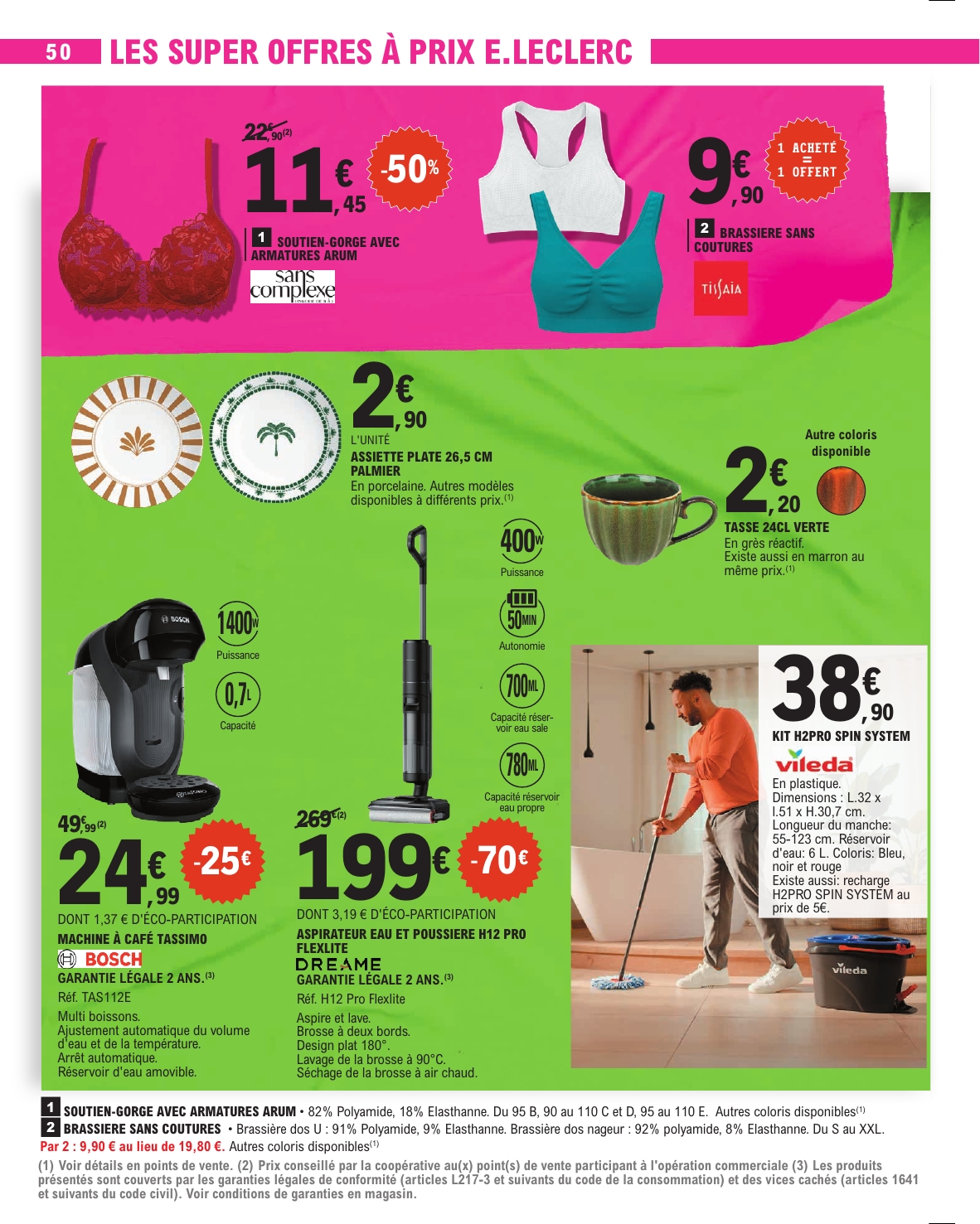 e-leclerc - Flyer E.Leclerc pour la semaine prochaine du du mardi 14/04/2026 au du samedi 25/04/2026 - page: 50