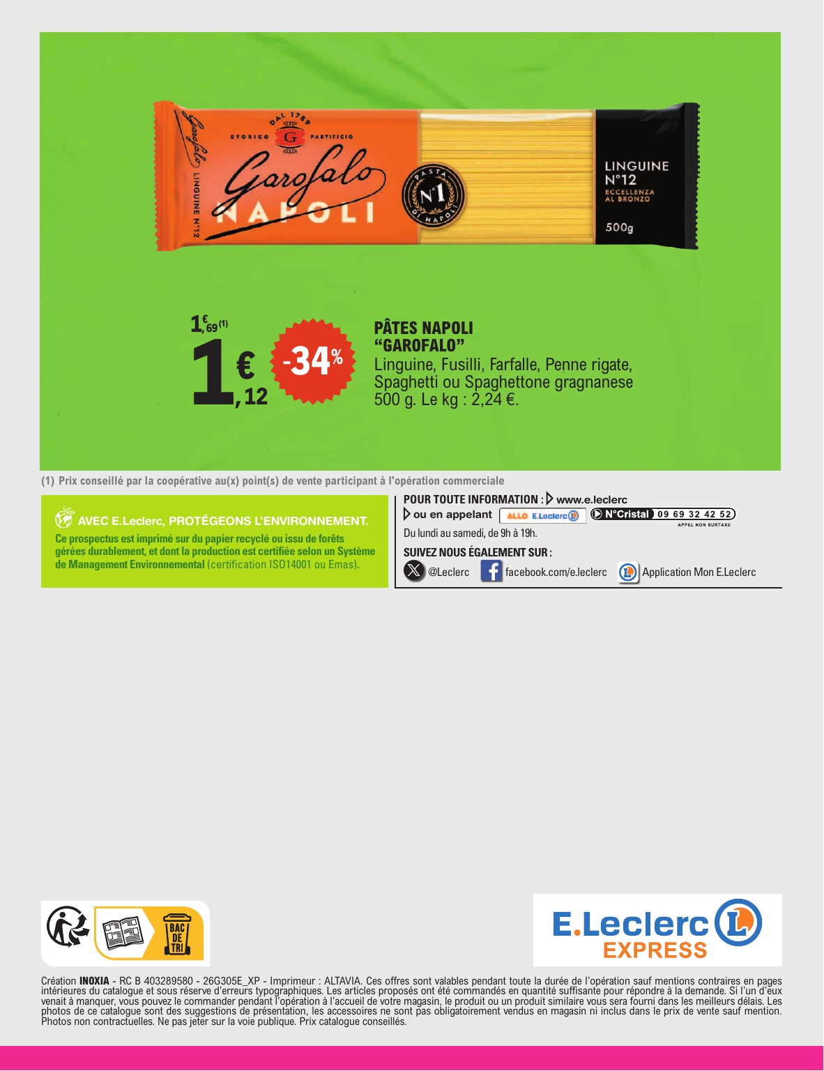 e-leclerc - Flyer E.Leclerc - Express pour la semaine prochaine du du mardi 14/04/2026 au du samedi 25/04/2026 - page: 16