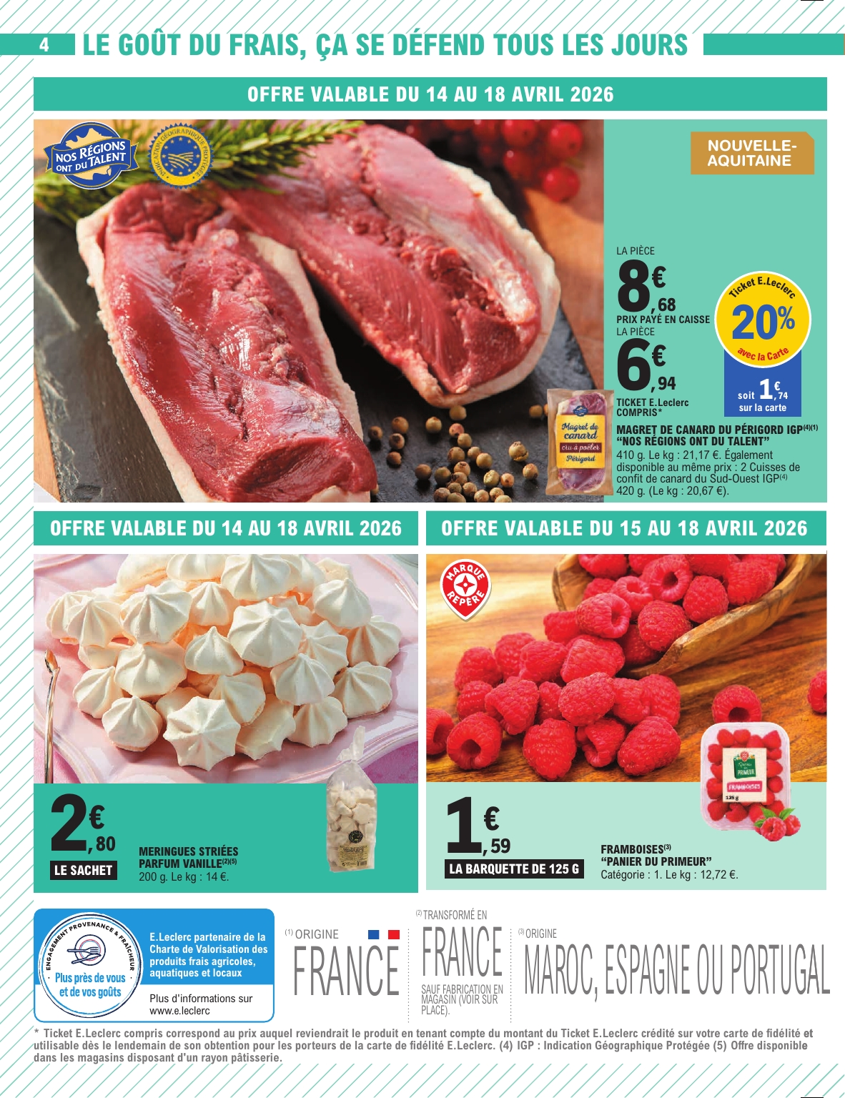 e-leclerc - Flyer E.Leclerc - Express pour la semaine prochaine du du mardi 14/04/2026 au du samedi 25/04/2026 - page: 4