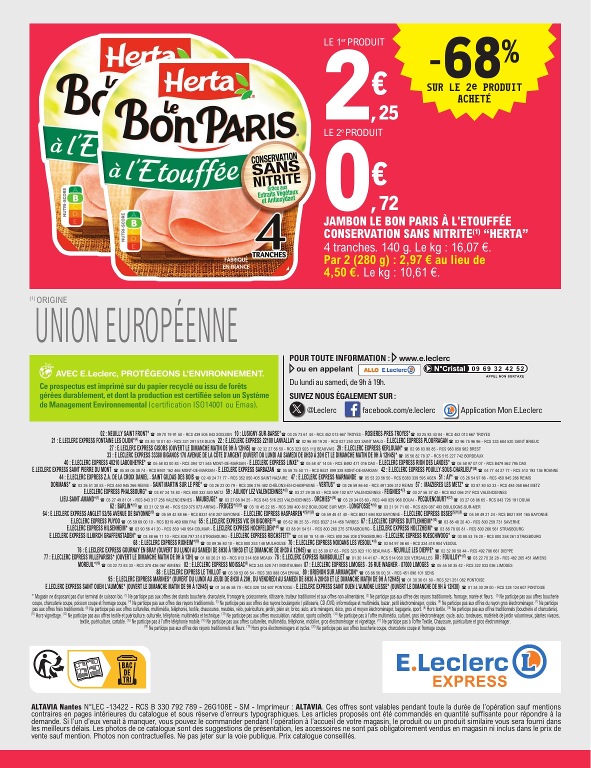 e-leclerc - Flyer E.Leclerc - Express pour la semaine prochaine du du mardi 28/04/2026 au du samedi 09/05/2026 - page: 12