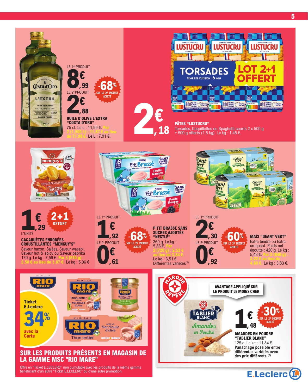 e-leclerc - Flyer E.Leclerc pour la semaine prochaine du du mardi 28/04/2026 au du samedi 09/05/2026 - page: 5