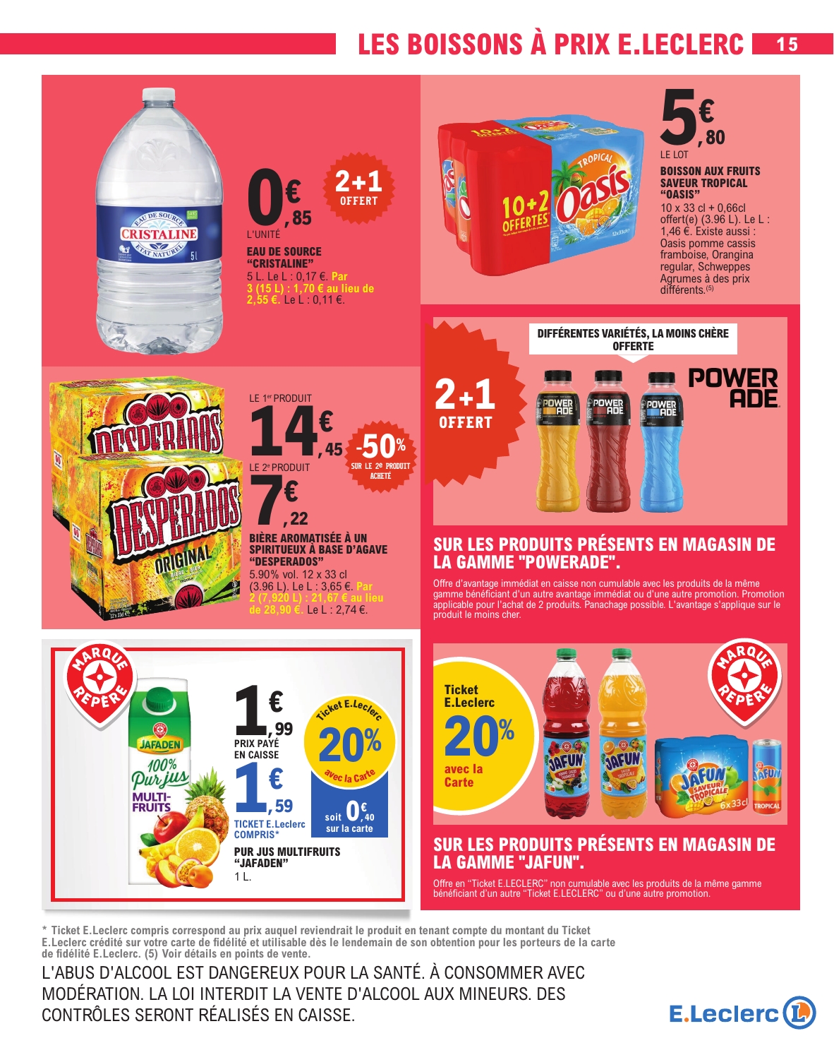 e-leclerc - Flyer E.Leclerc pour la semaine prochaine du du mardi 28/04/2026 au du samedi 09/05/2026 - page: 15