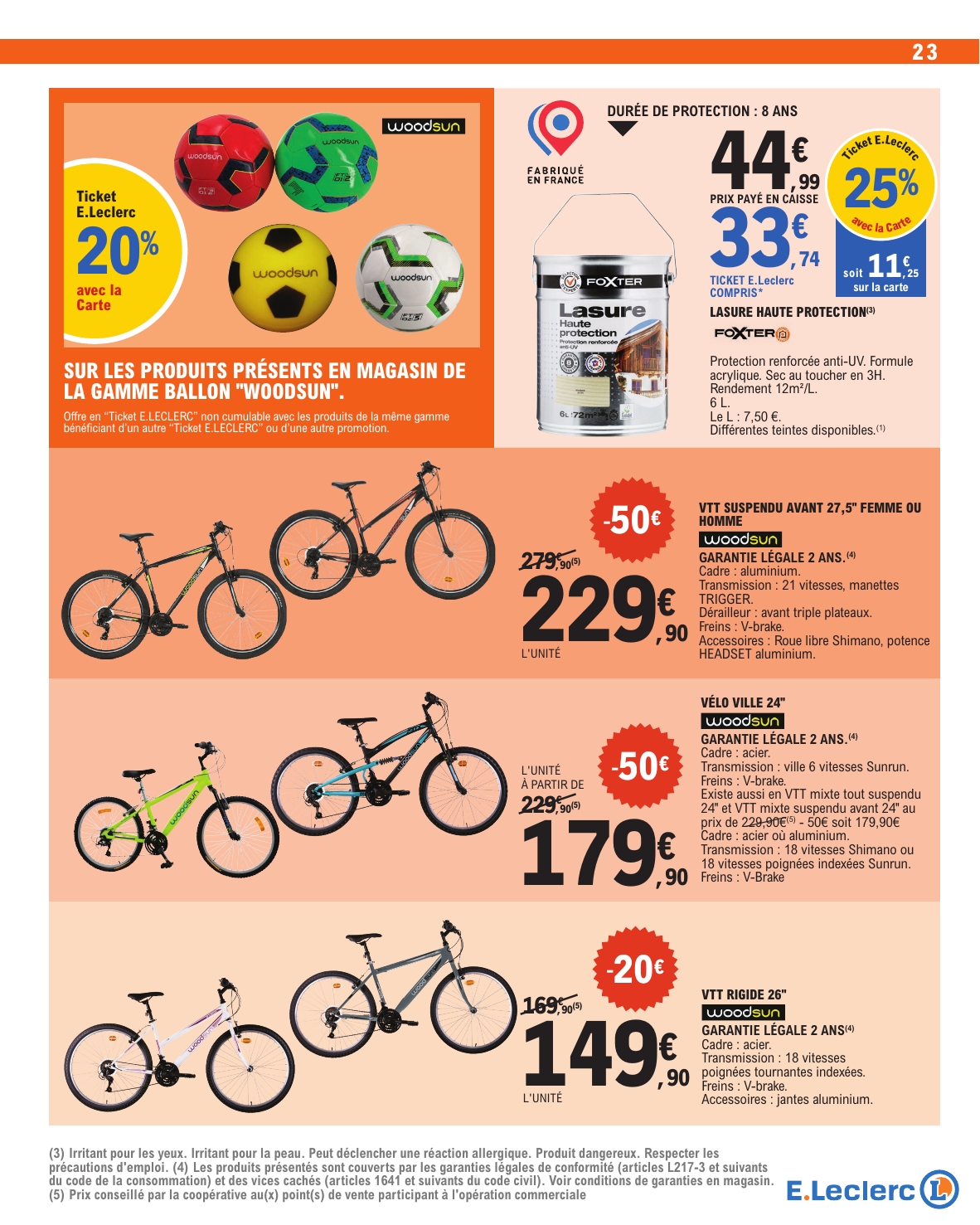 e-leclerc - Flyer E.Leclerc pour la semaine prochaine du du mardi 28/04/2026 au du samedi 09/05/2026 - page: 23