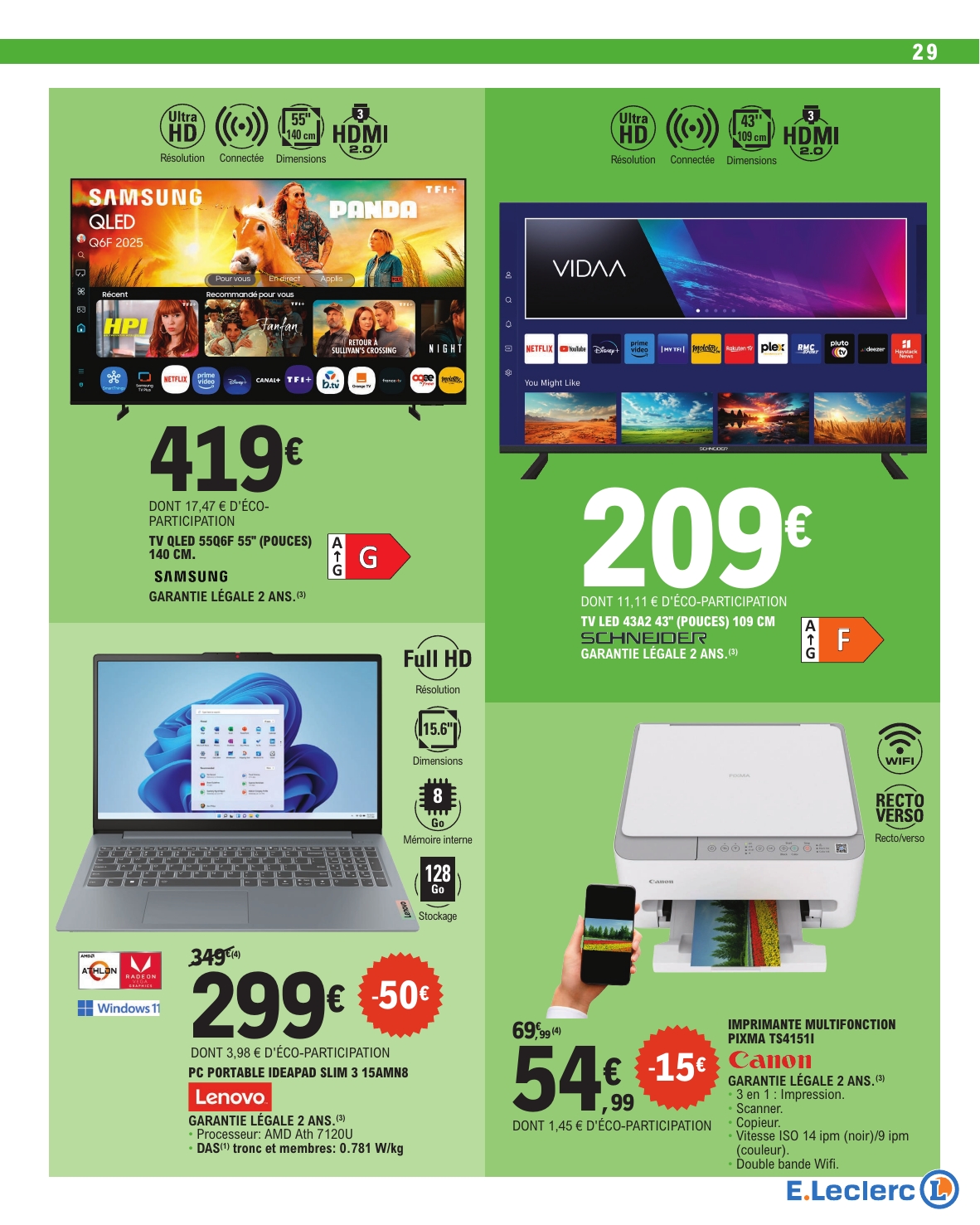 e-leclerc - Flyer E.Leclerc pour la semaine prochaine du du mardi 28/04/2026 au du samedi 09/05/2026 - page: 29