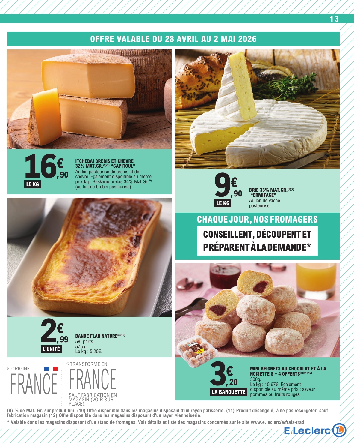 e-leclerc - Flyer E.Leclerc pour la semaine prochaine du du mardi 28/04/2026 au du samedi 09/05/2026 - page: 13