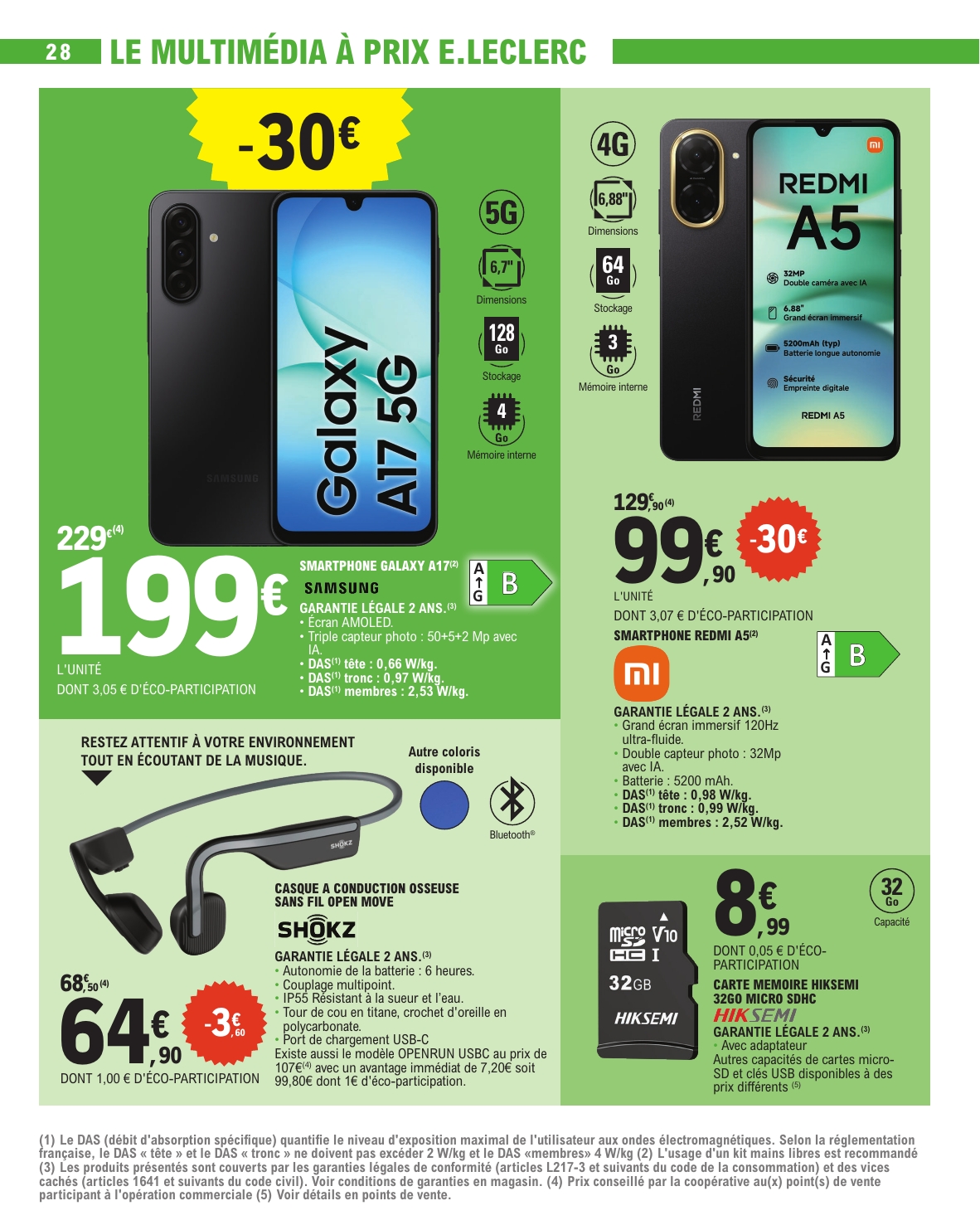 e-leclerc - Flyer E.Leclerc pour la semaine prochaine du du mardi 28/04/2026 au du samedi 09/05/2026 - page: 28