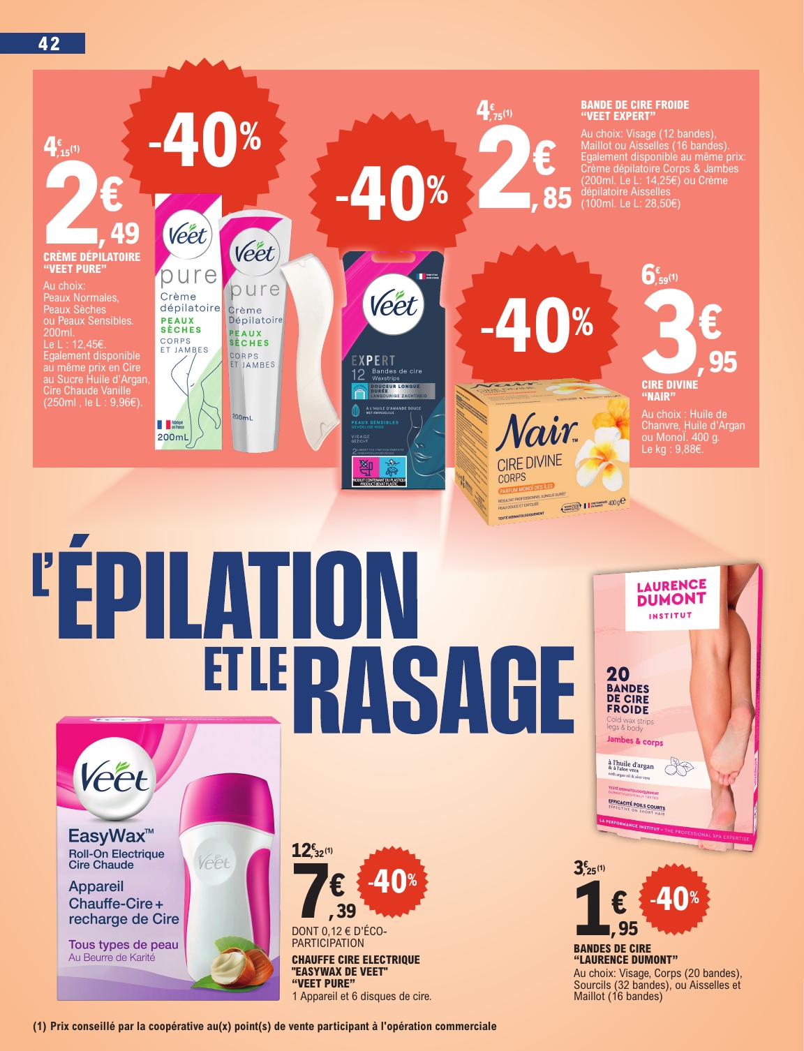 e-leclerc - Flyer E.Leclerc - Beauté Printemps pour la semaine prochaine du du mardi 05/05/2026 au du samedi 16/05/2026 - page: 42