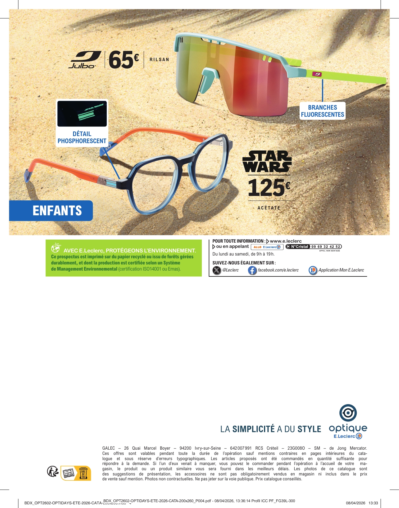 e-leclerc - Flyer E.Leclerc - Optique pour la semaine prochaine du du mardi 12/05/2026 au du samedi 06/06/2026 - page: 4