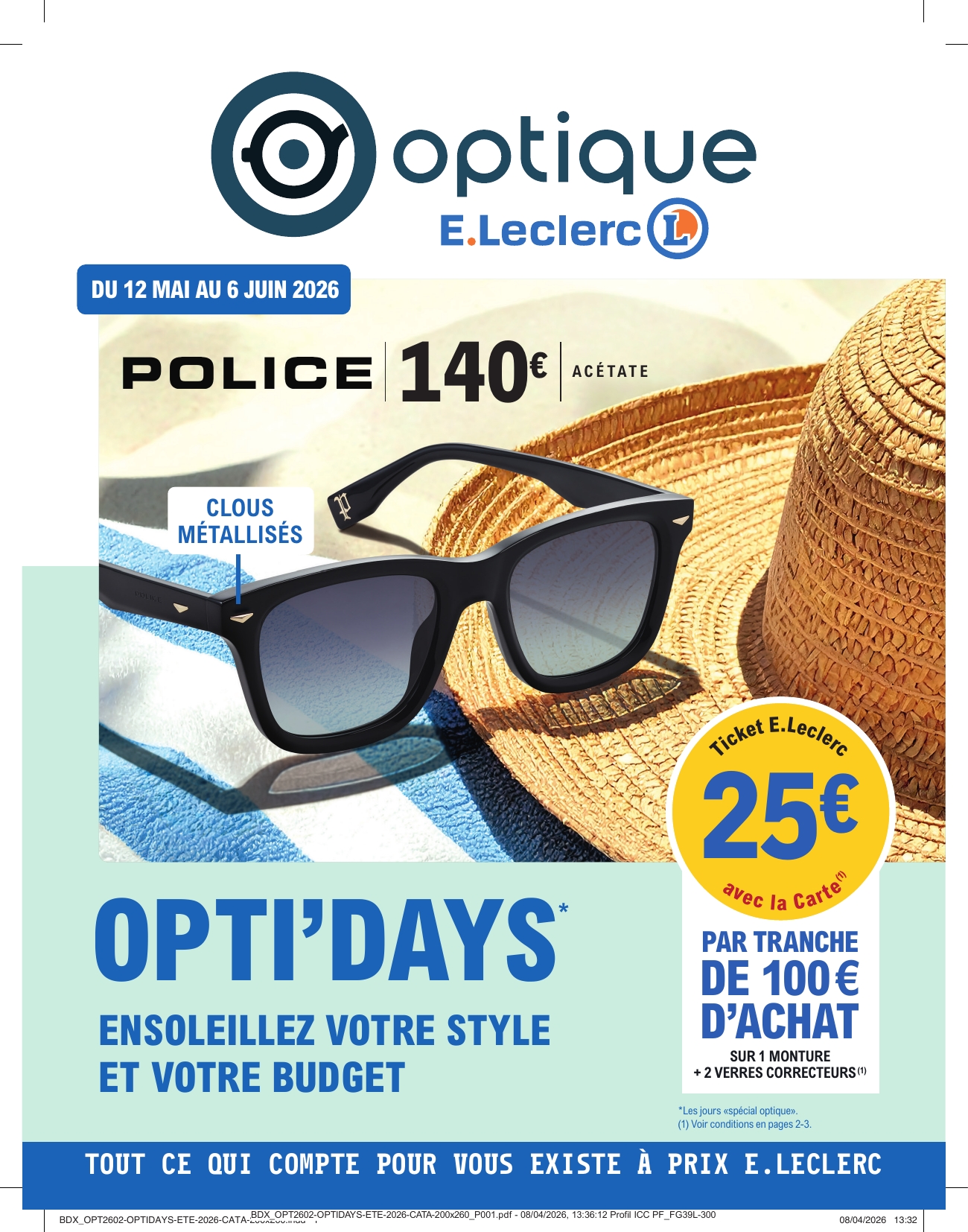 e-leclerc - Flyer E.Leclerc - Optique pour la semaine prochaine du du mardi 12/05/2026 au du samedi 06/06/2026