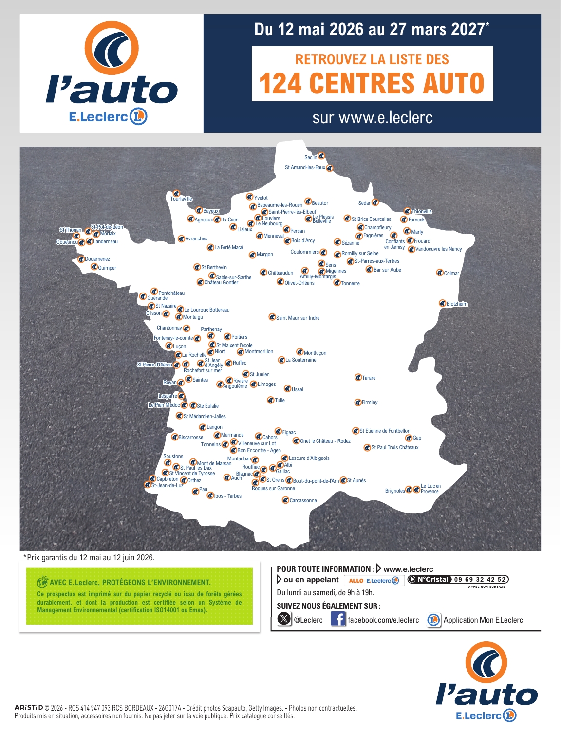 e-leclerc - Flyer E.Leclerc - L'auto pour la semaine prochaine du du mardi 12/05/2026 au du samedi 27/03/2027 - page: 148
