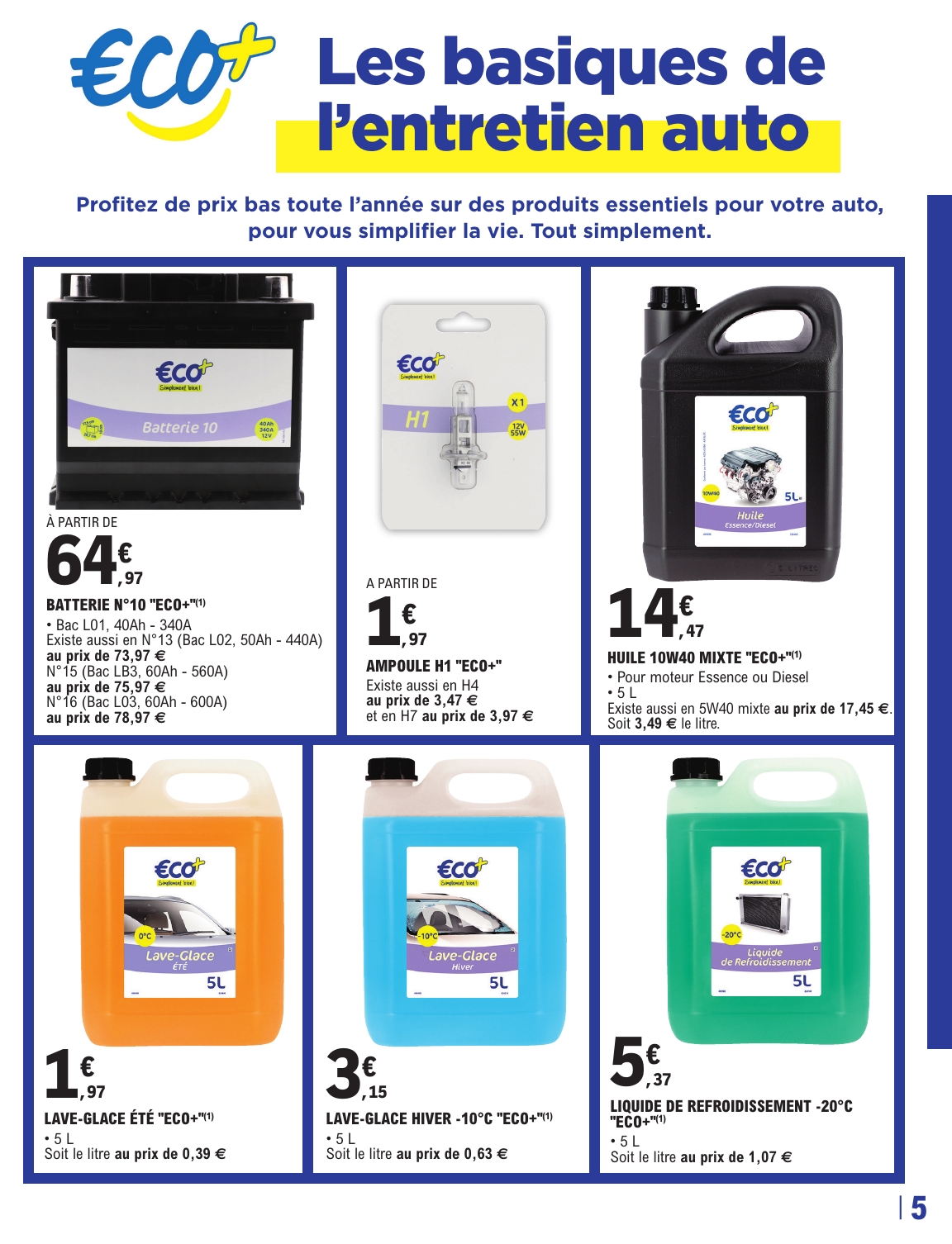 e-leclerc - Flyer E.Leclerc - L'auto pour la semaine prochaine du du mardi 12/05/2026 au du samedi 27/03/2027 - page: 5