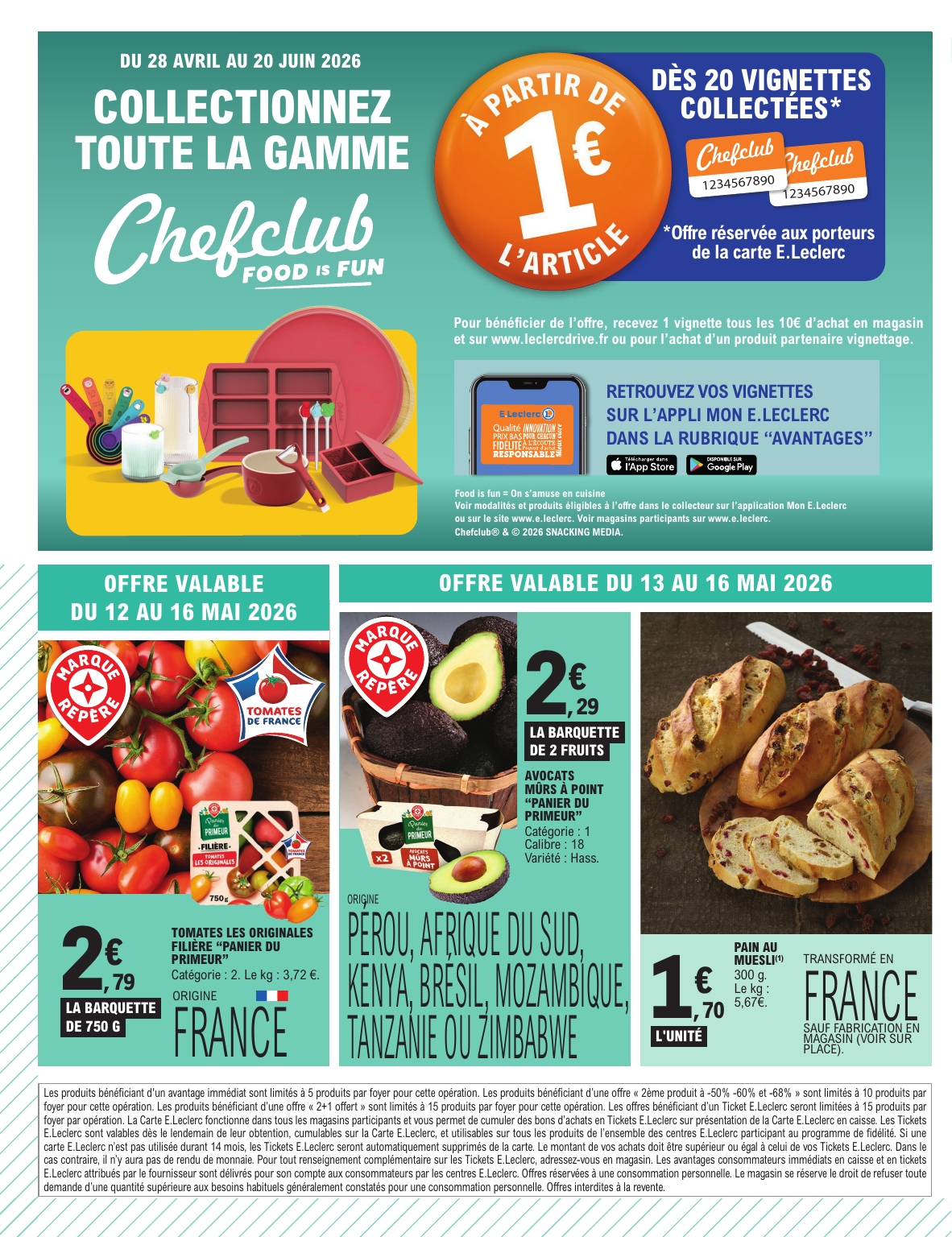 e-leclerc - Flyer E.Leclerc - Express pour la semaine prochaine du du mardi 12/05/2026 au du samedi 23/05/2026 - page: 2