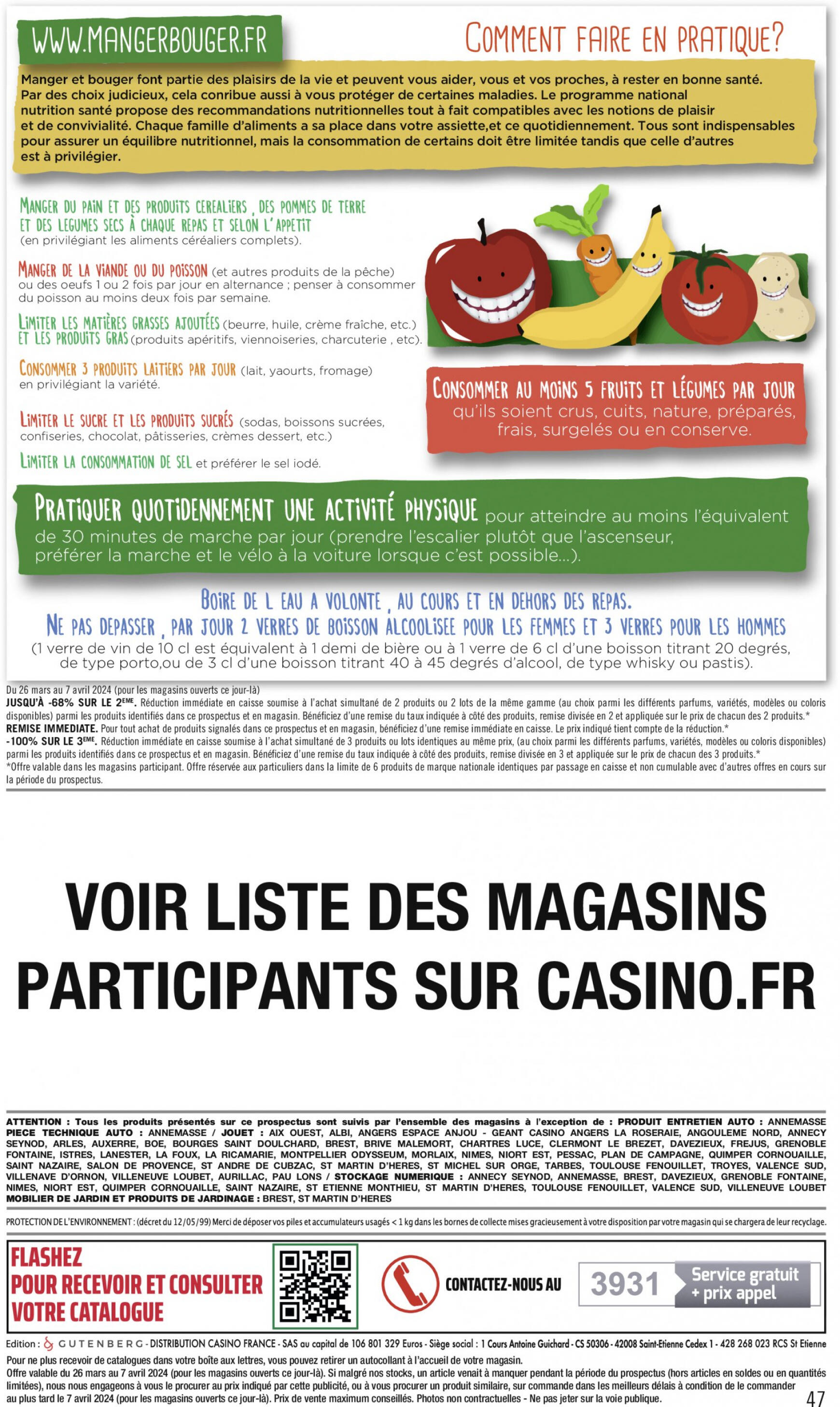 geant-casino - Casino - OUI À LA CHASSE AUX PROMOS DE PÂQUES ! valable à partir de 26.03.2024 - page: 47