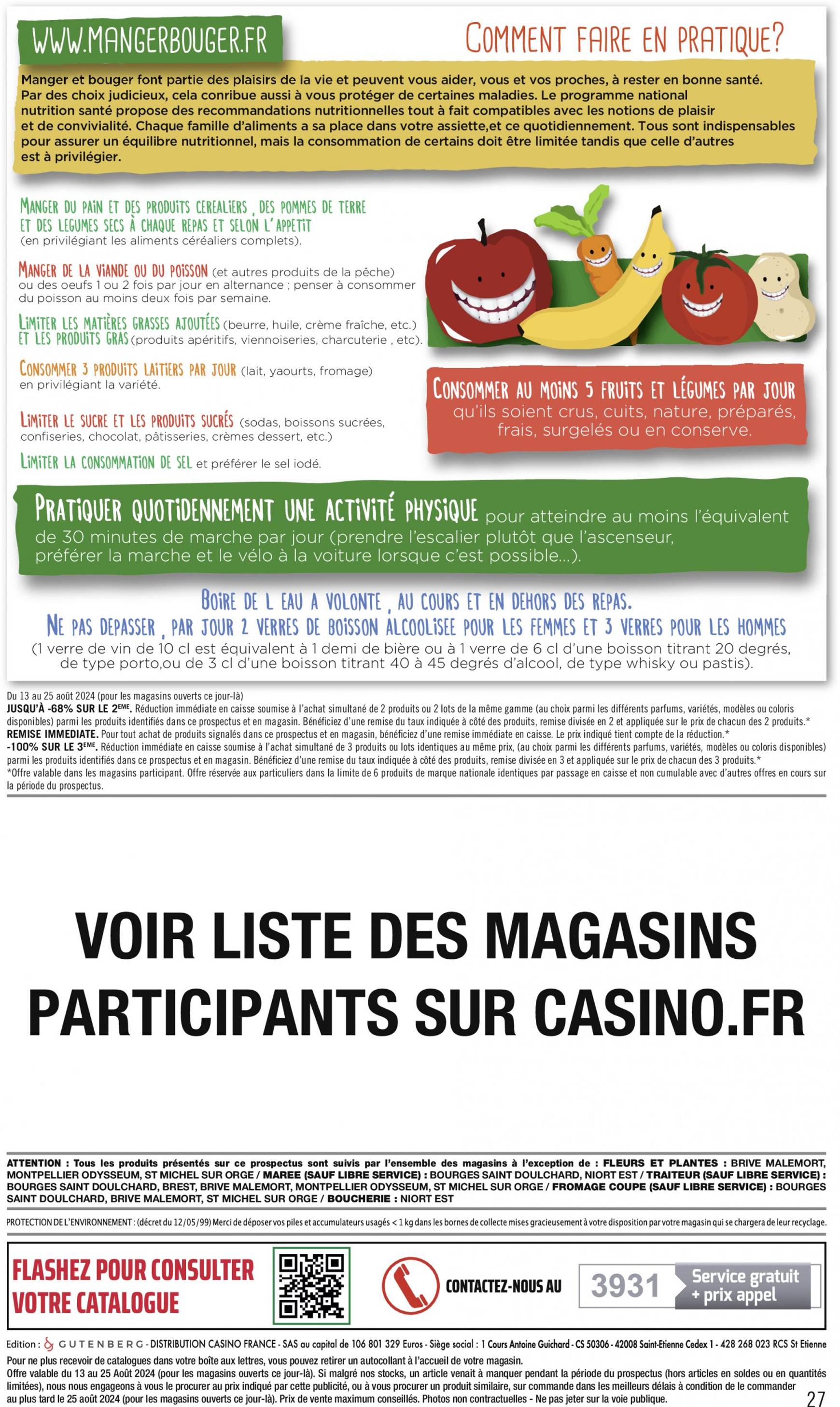 geant-casino - Catalogue Géant Casino valable dès 13.08. - 25.08. - page: 27