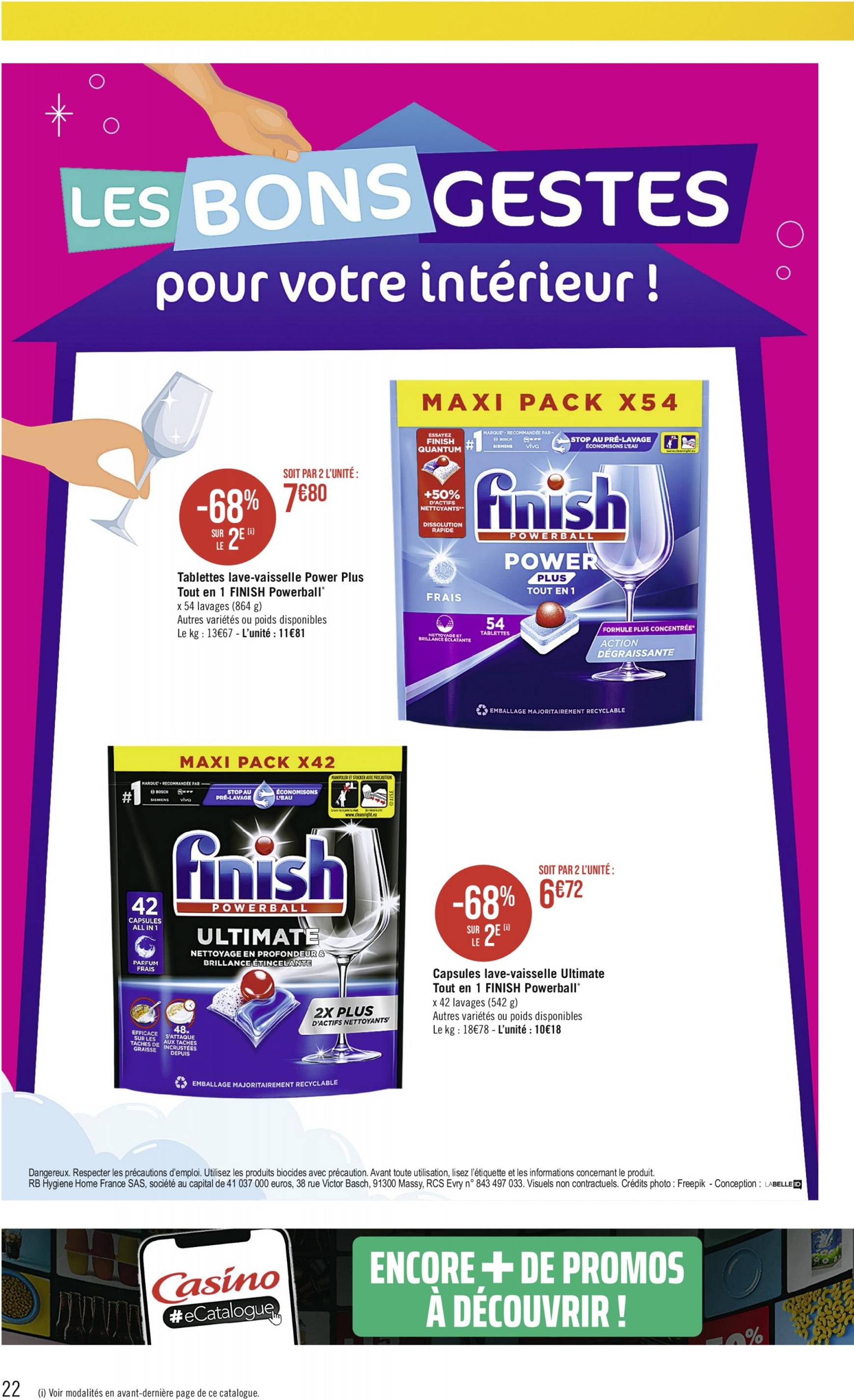 geant-casino - Catalogue Géant Casino valable dès 27.08. - 09.09. - page: 22