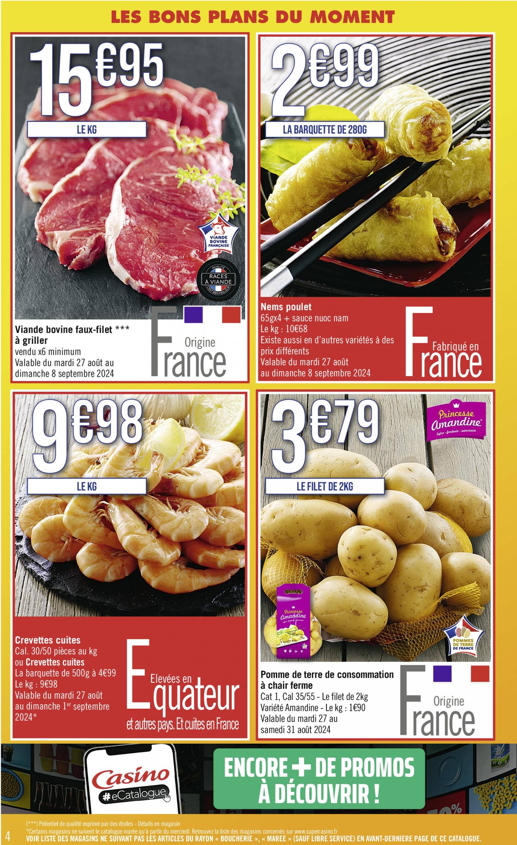 geant-casino - Catalogue Géant Casino valable dès 27.08. - 09.09. - page: 4