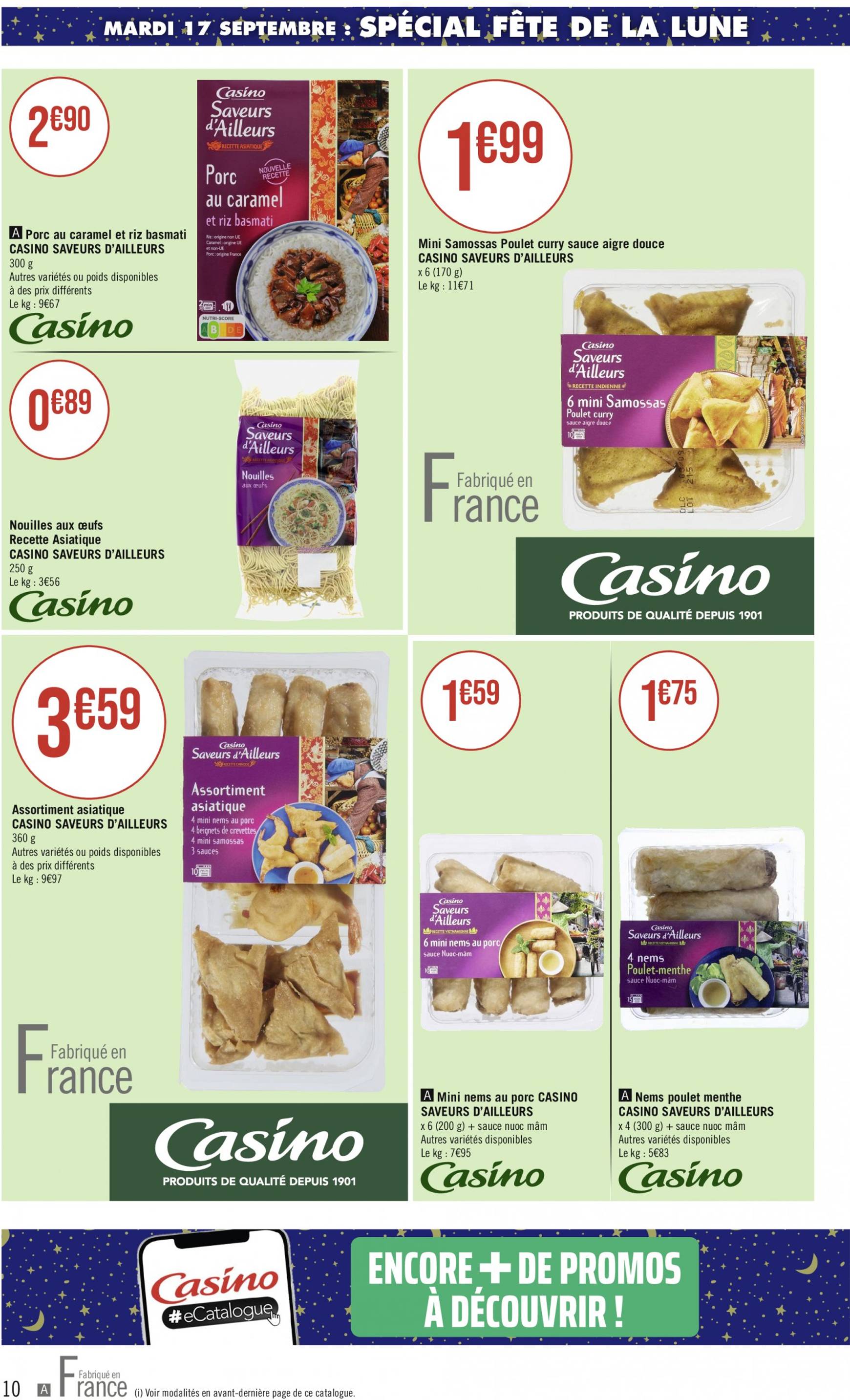 geant-casino - Catalogue Géant Casino valable dès 10.09. - 22.09. - page: 10