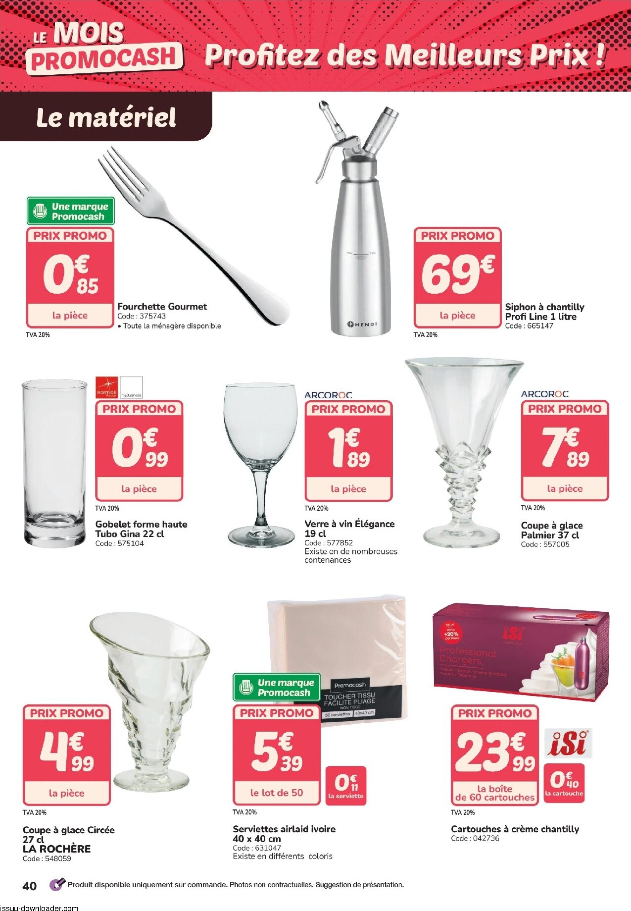 promocash - Current Promocash leaflet valid from de jeudi 28/05/2026 to du samedi 27/06/2026 - page: 40