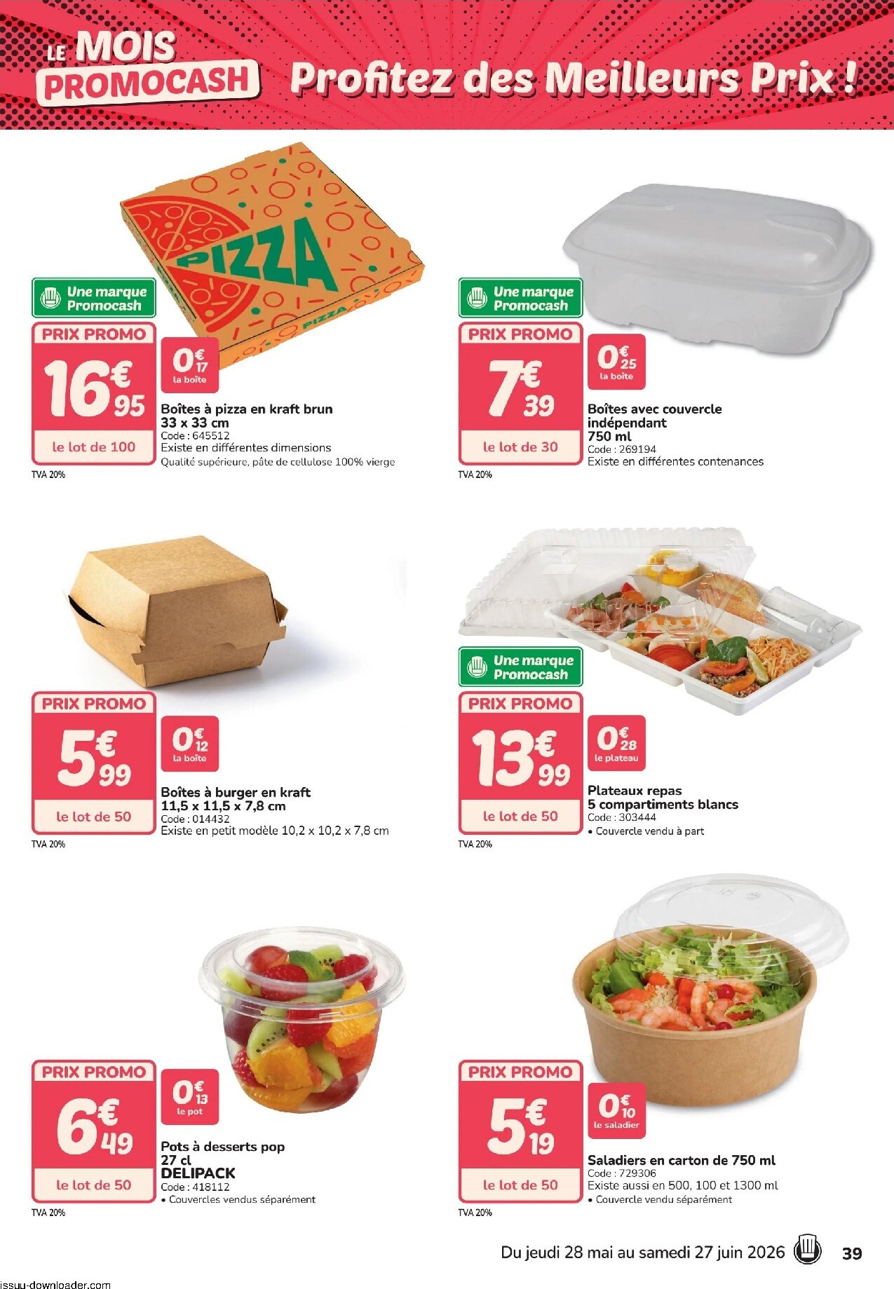promocash - Current Promocash leaflet valid from de jeudi 28/05/2026 to du samedi 27/06/2026 - page: 39