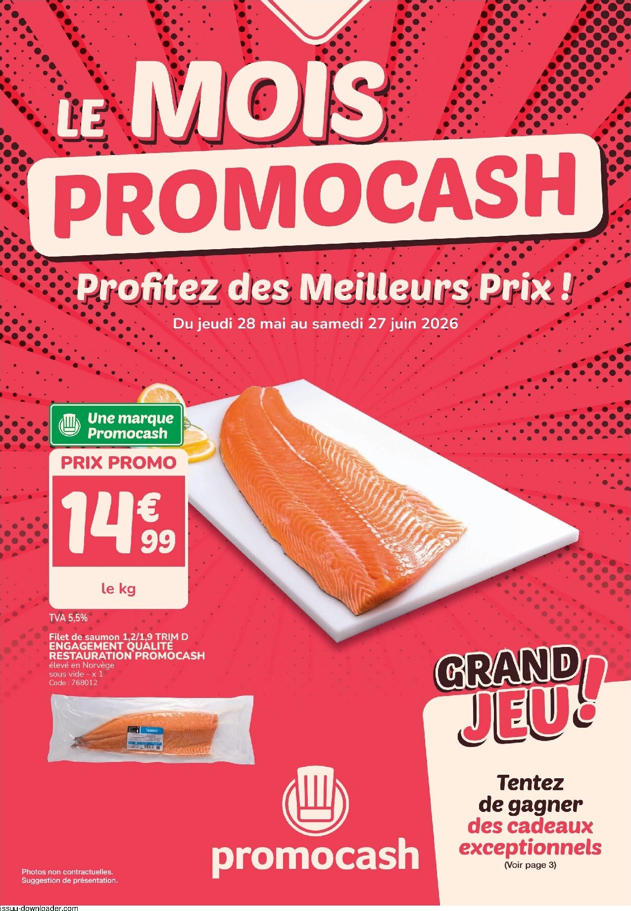 promocash - Current Promocash leaflet valid from de jeudi 28/05/2026 to du samedi 27/06/2026 - page: 1