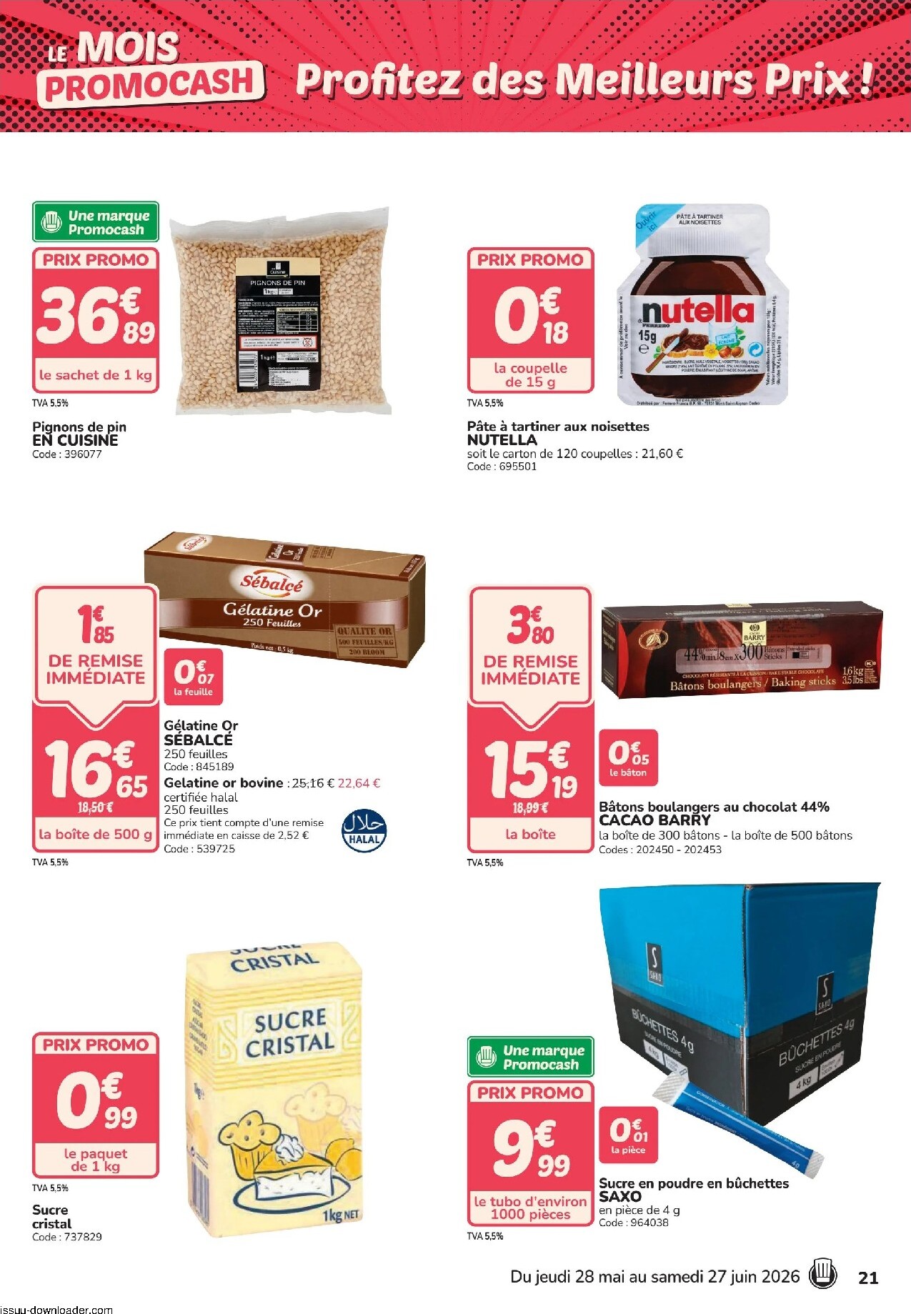 promocash - Current Promocash leaflet valid from de jeudi 28/05/2026 to du samedi 27/06/2026 - page: 21