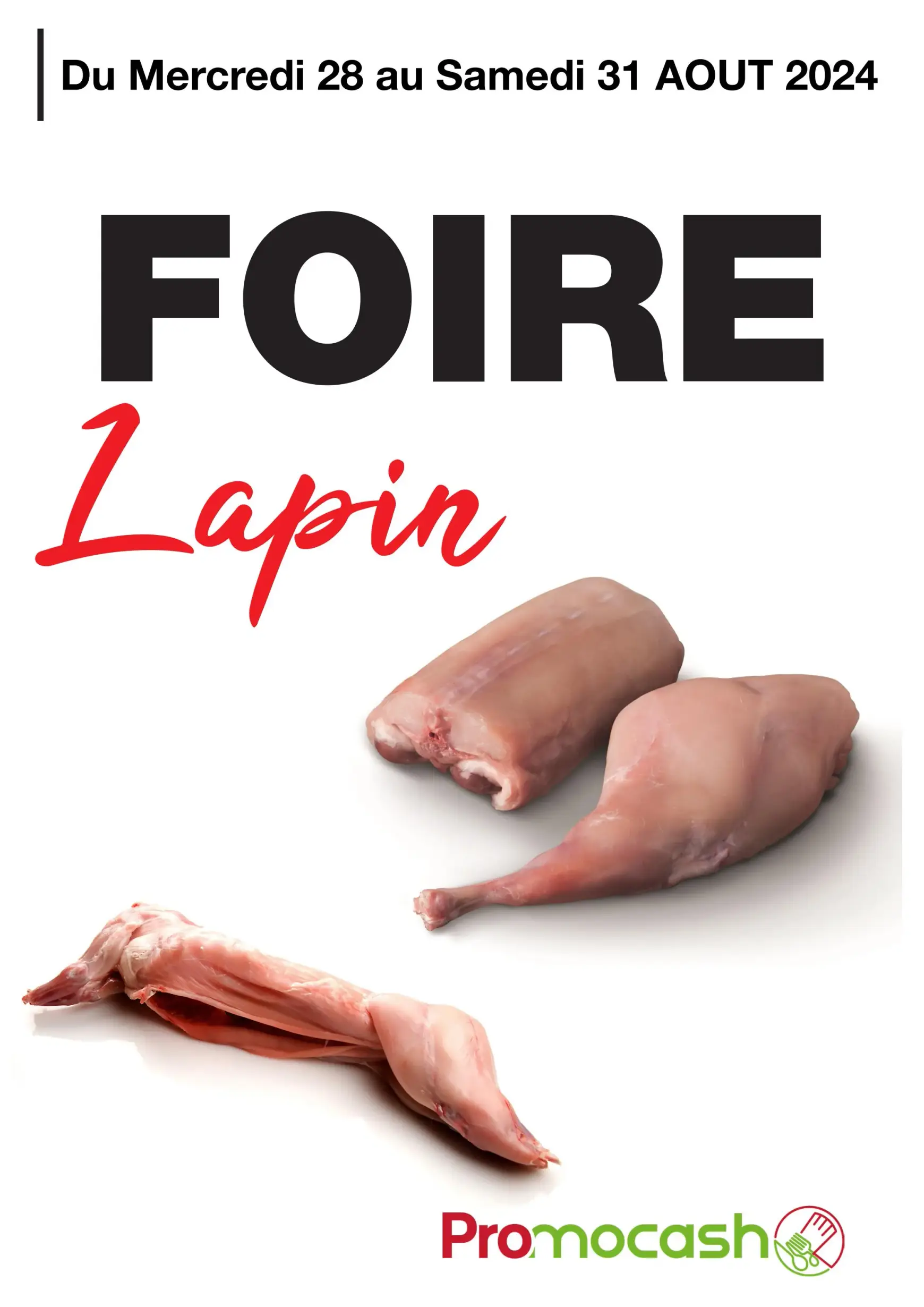 promocash - Catalogue Promocash - Foire Lapin valable dès 28.08. - 31.08.