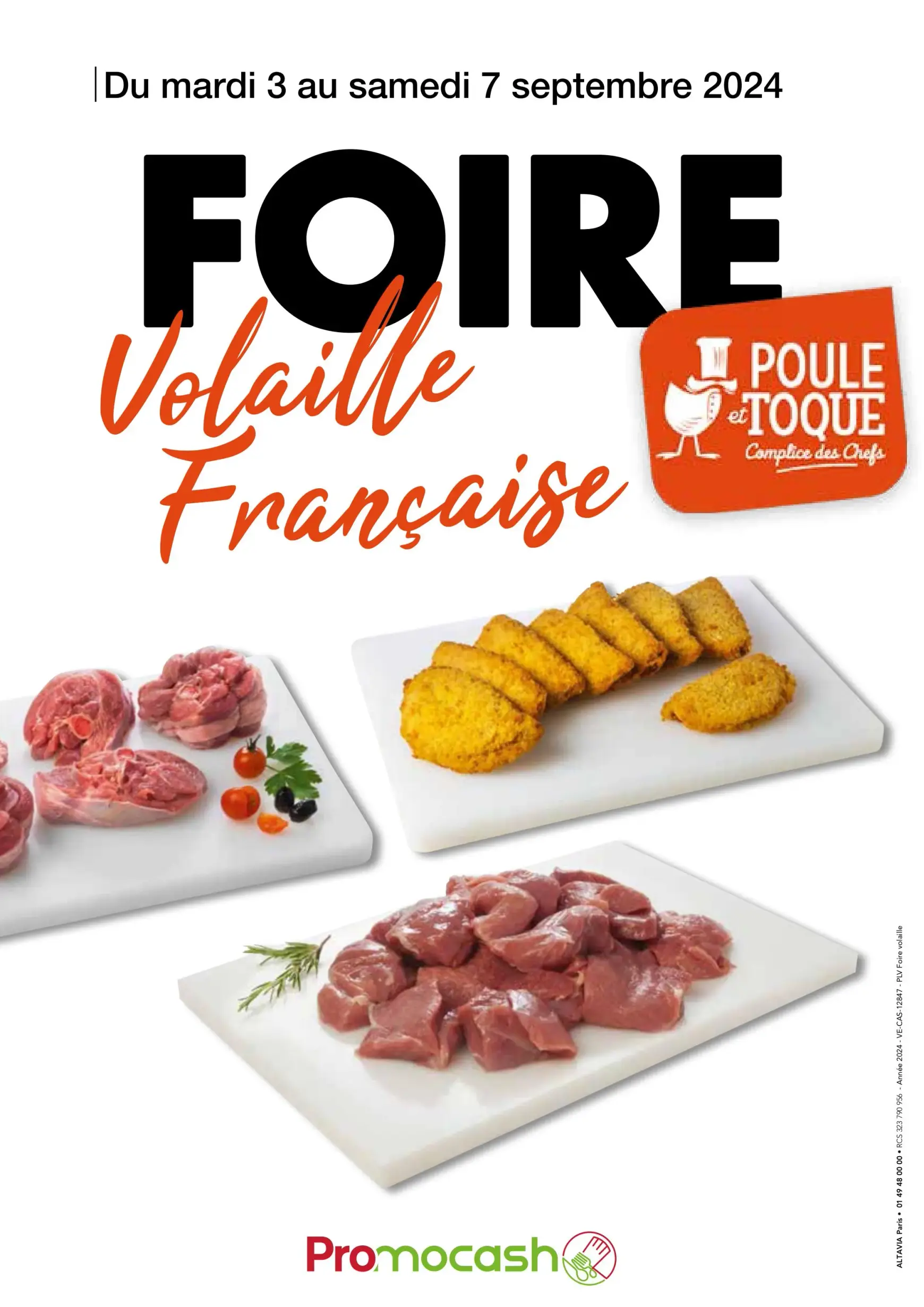 promocash - Catalogue Promocash - Foire Volaille valable dès 03.09. - 07.09. - page: 1