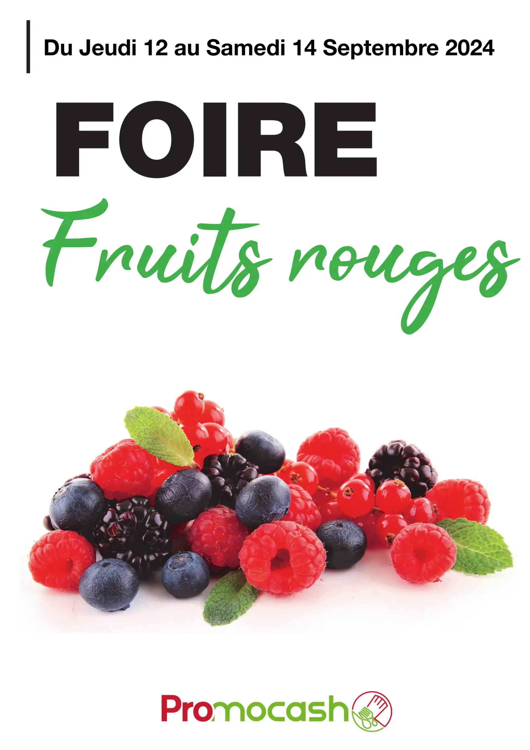 promocash - Catalogue Promocash - Foire Fruits rouges valable dès 12.09. - 14.09. - page: 1