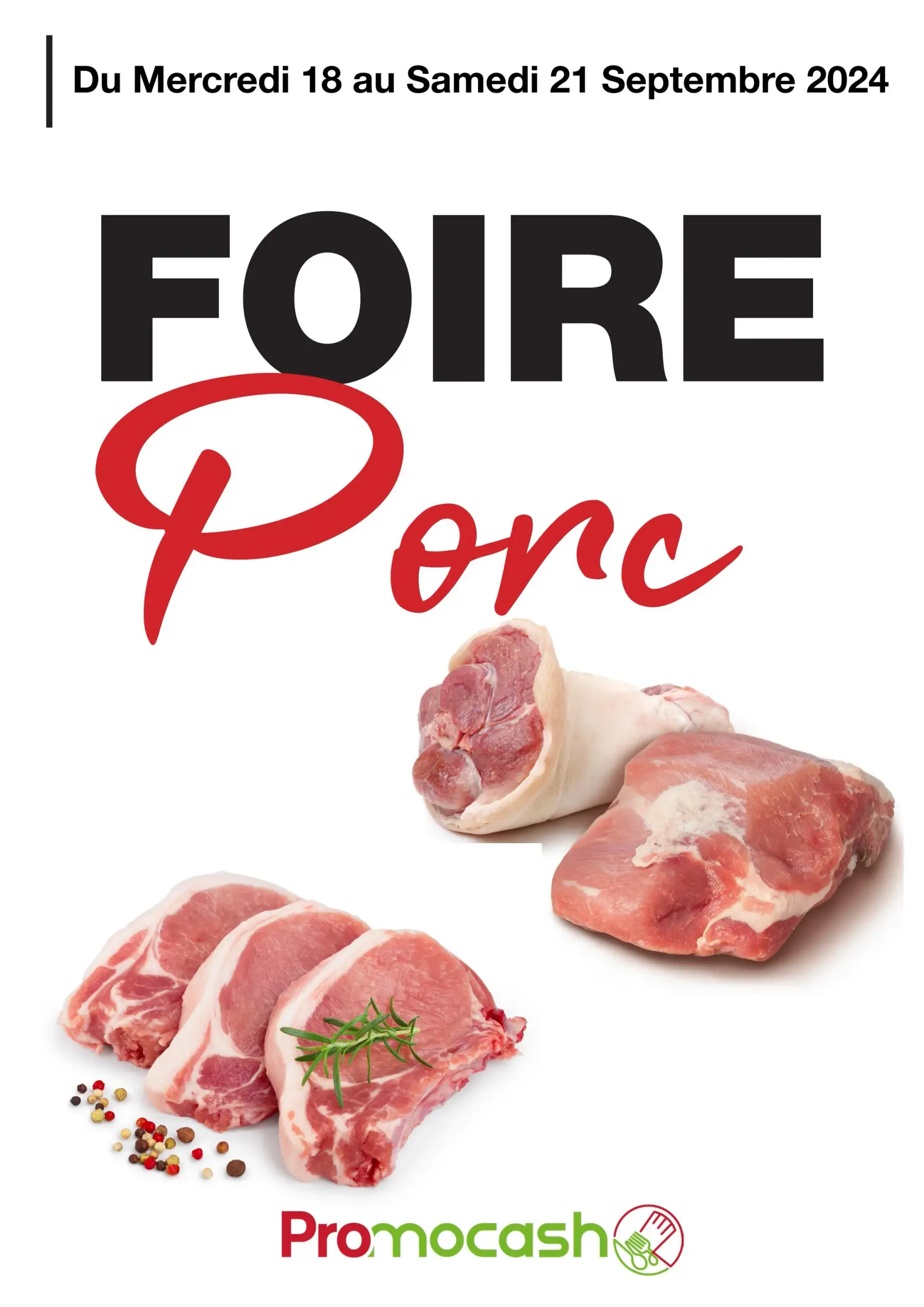 promocash - Catalogue Promocash - Foire Porc valable dès 18.09. - 21.09.