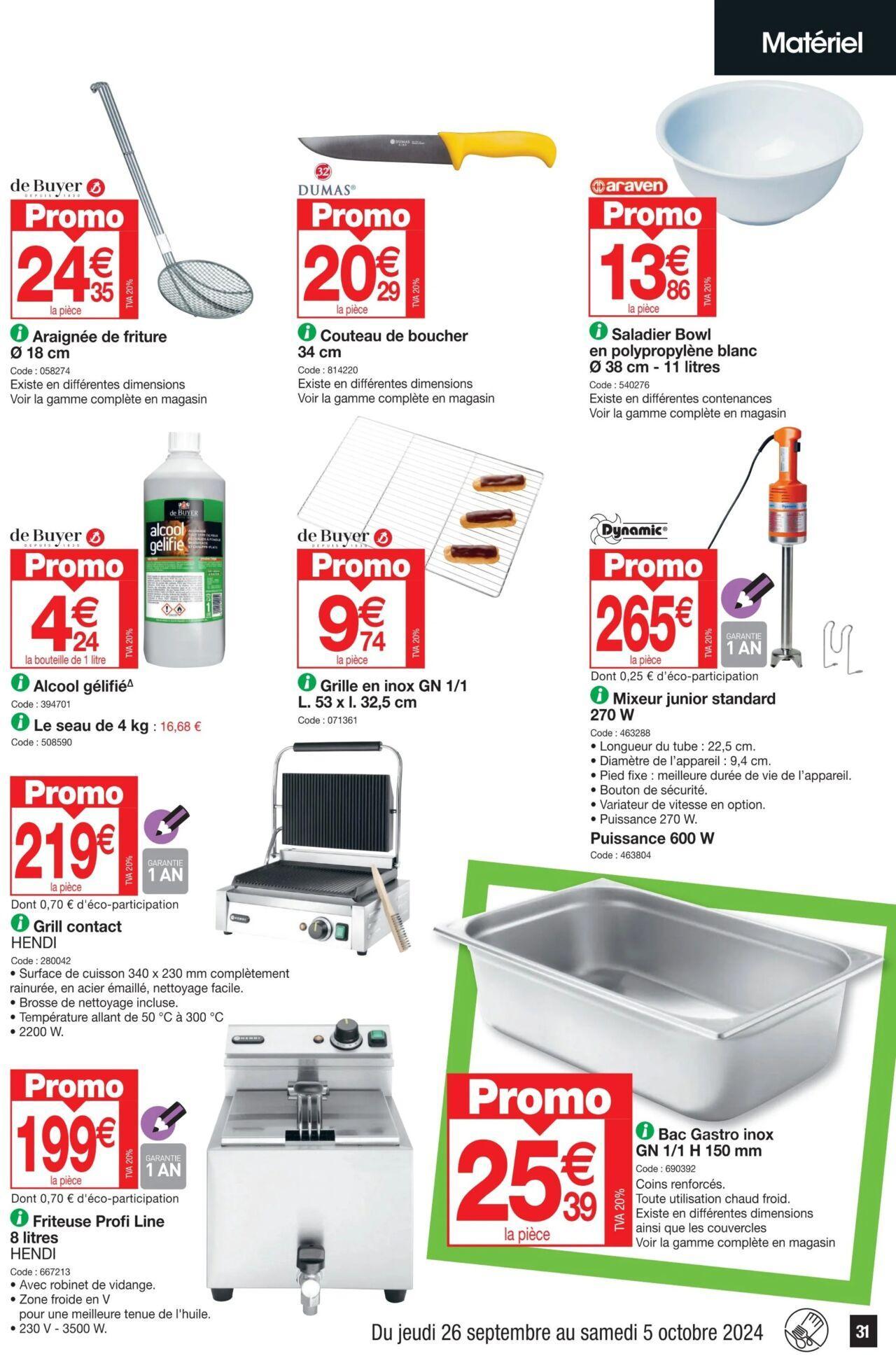 promocash - Promocash catalogue à partir du 26/09/2024 - 05/10/2024 - page: 31