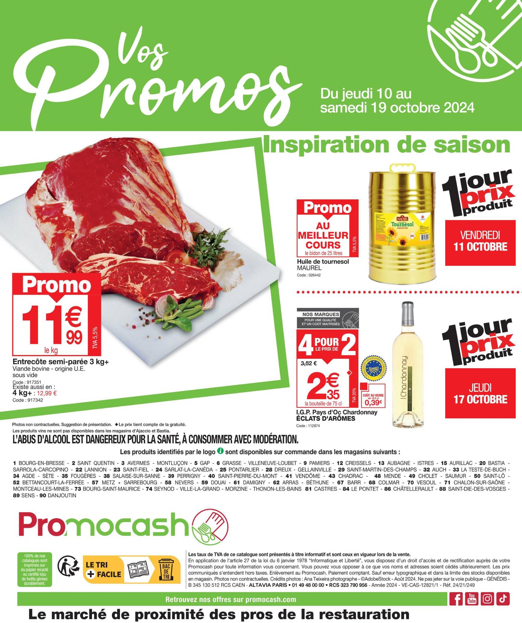 promocash - Catalogue Promocash valable dès 10.10. - 19.10. - page: 20