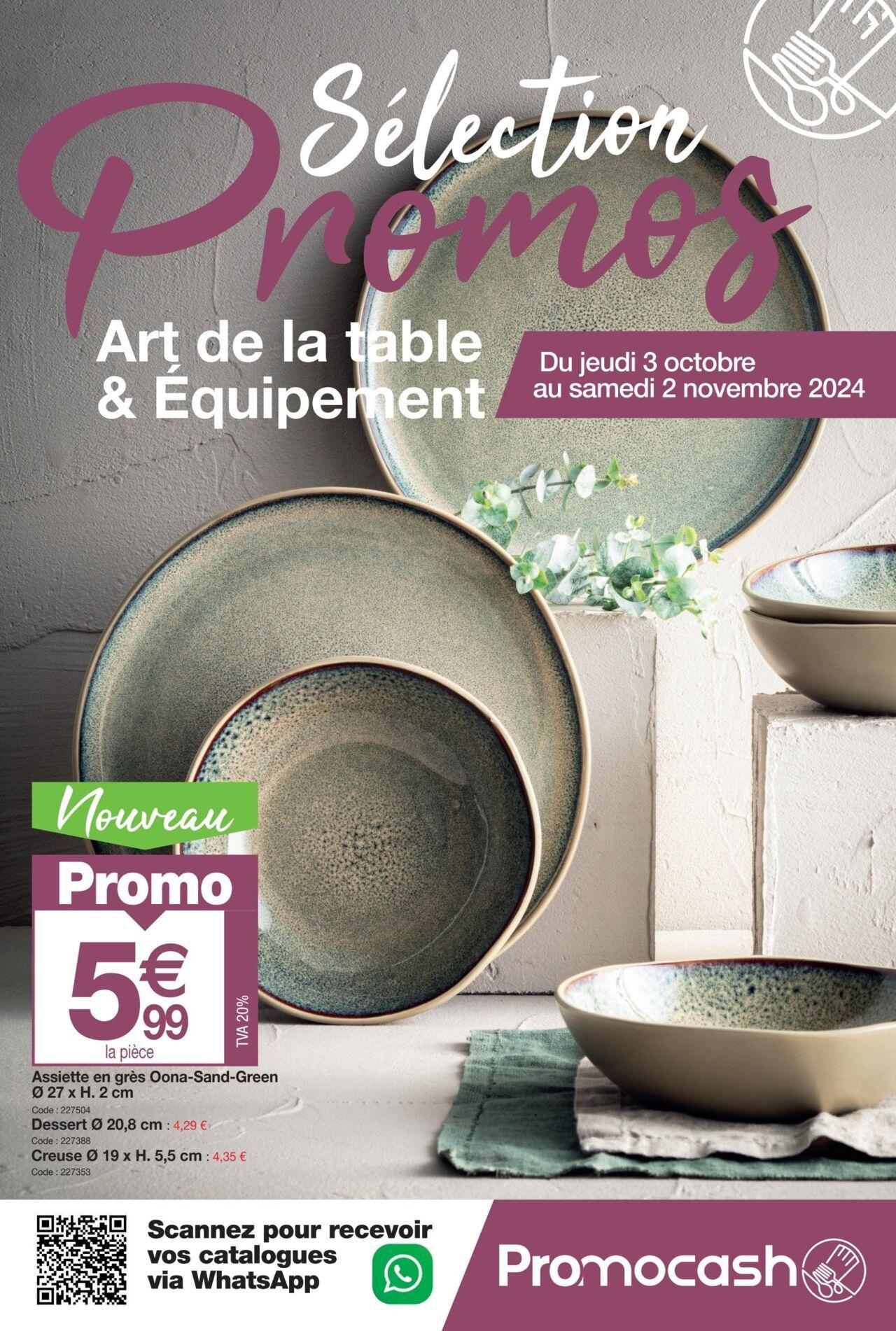 promocash - Promocash Selection art de la table à partir du 03/10/2024 - 02/11/2024 - page: 1