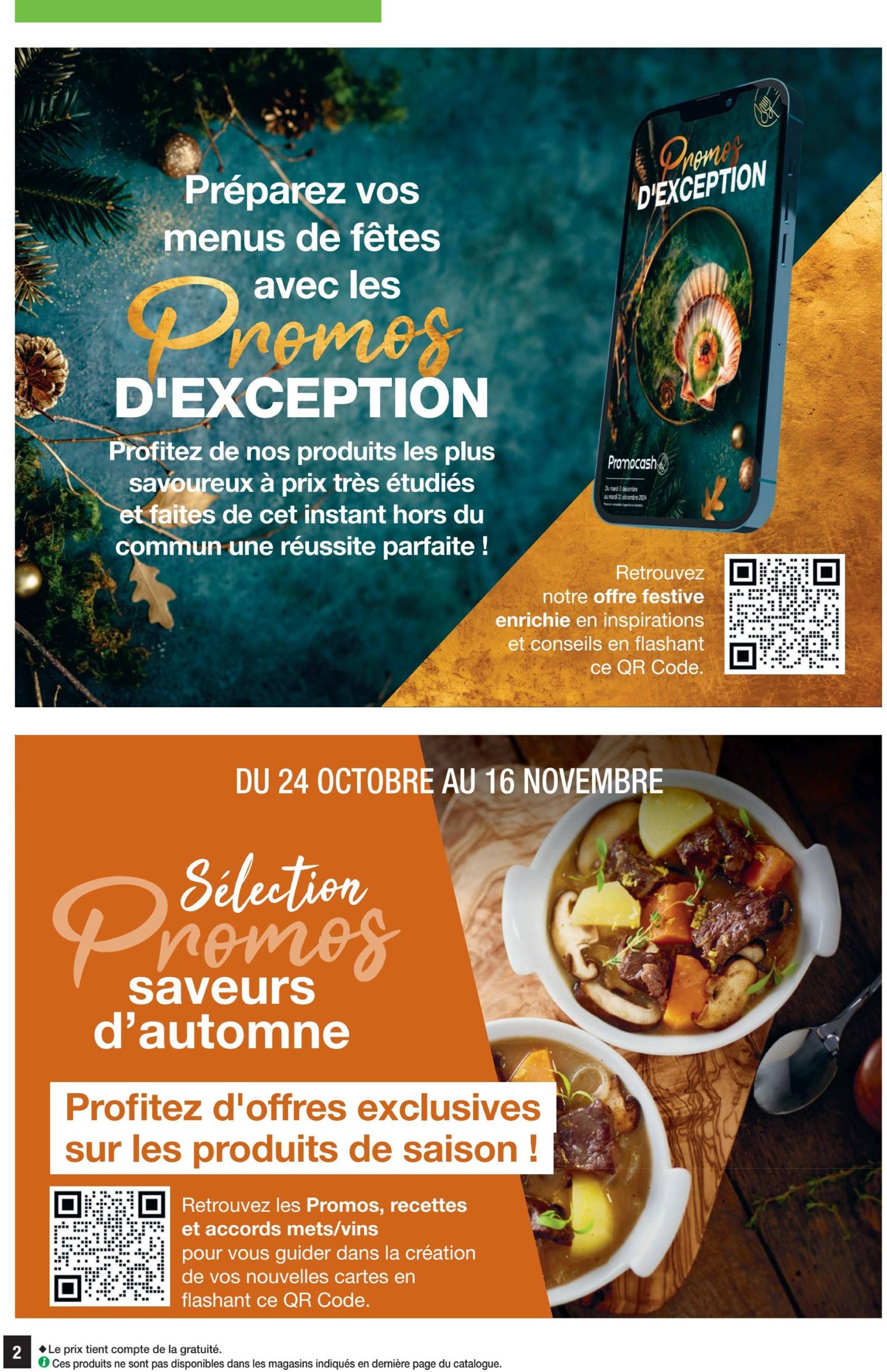 promocash - Catalogue Promocash valable dès 24.10. - 02.11. - page: 2