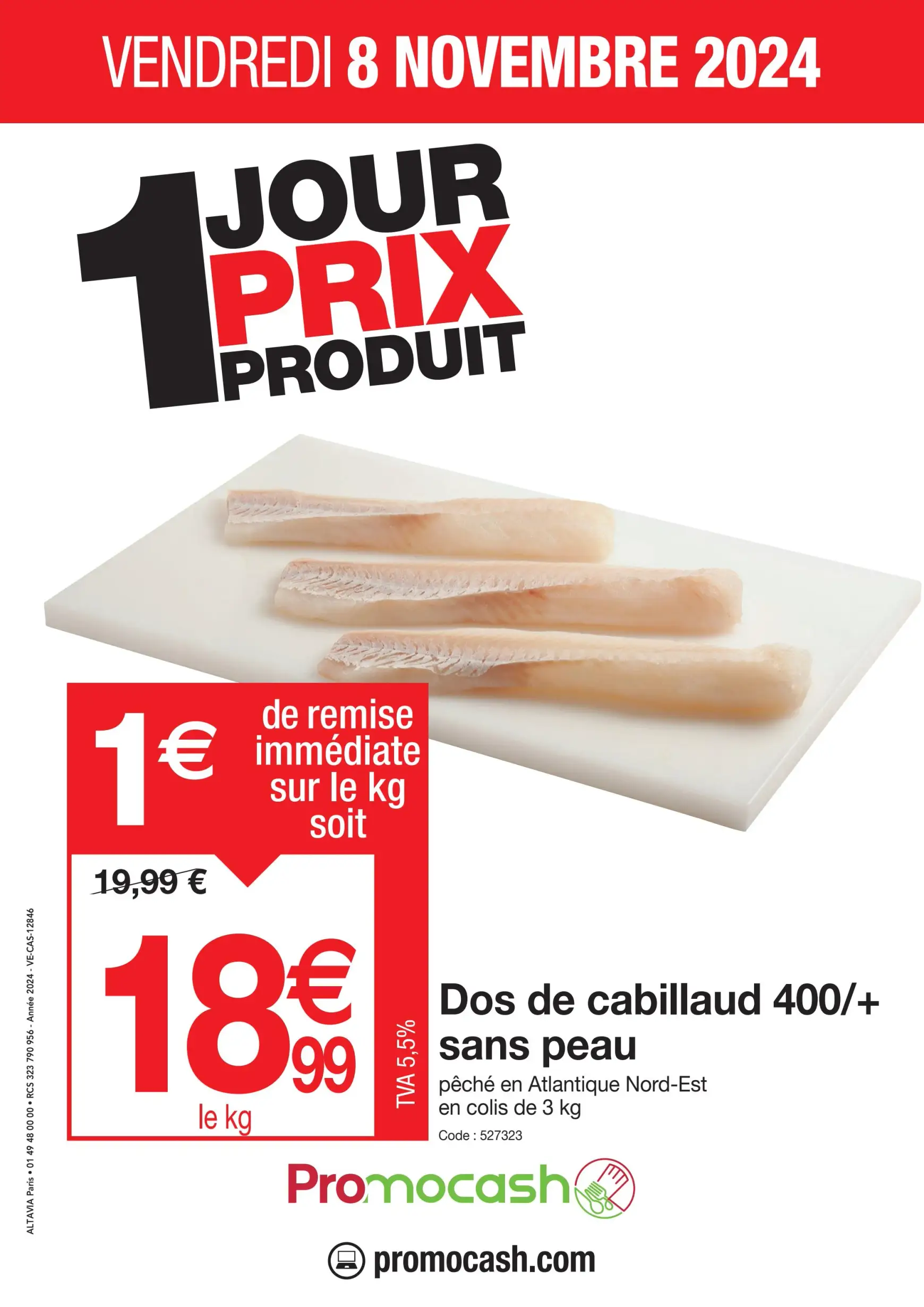 promocash - Catalogue Promocash - Dos de cabillaud valable dès 08.11. - 08.11.