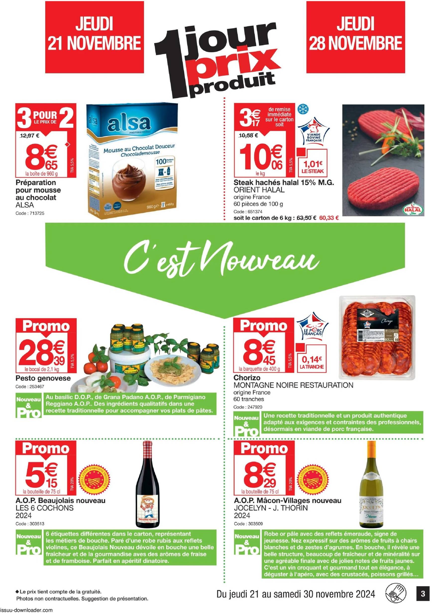 promocash - Catalogue Promocash valable dès 21.11. - 30.11. - page: 3