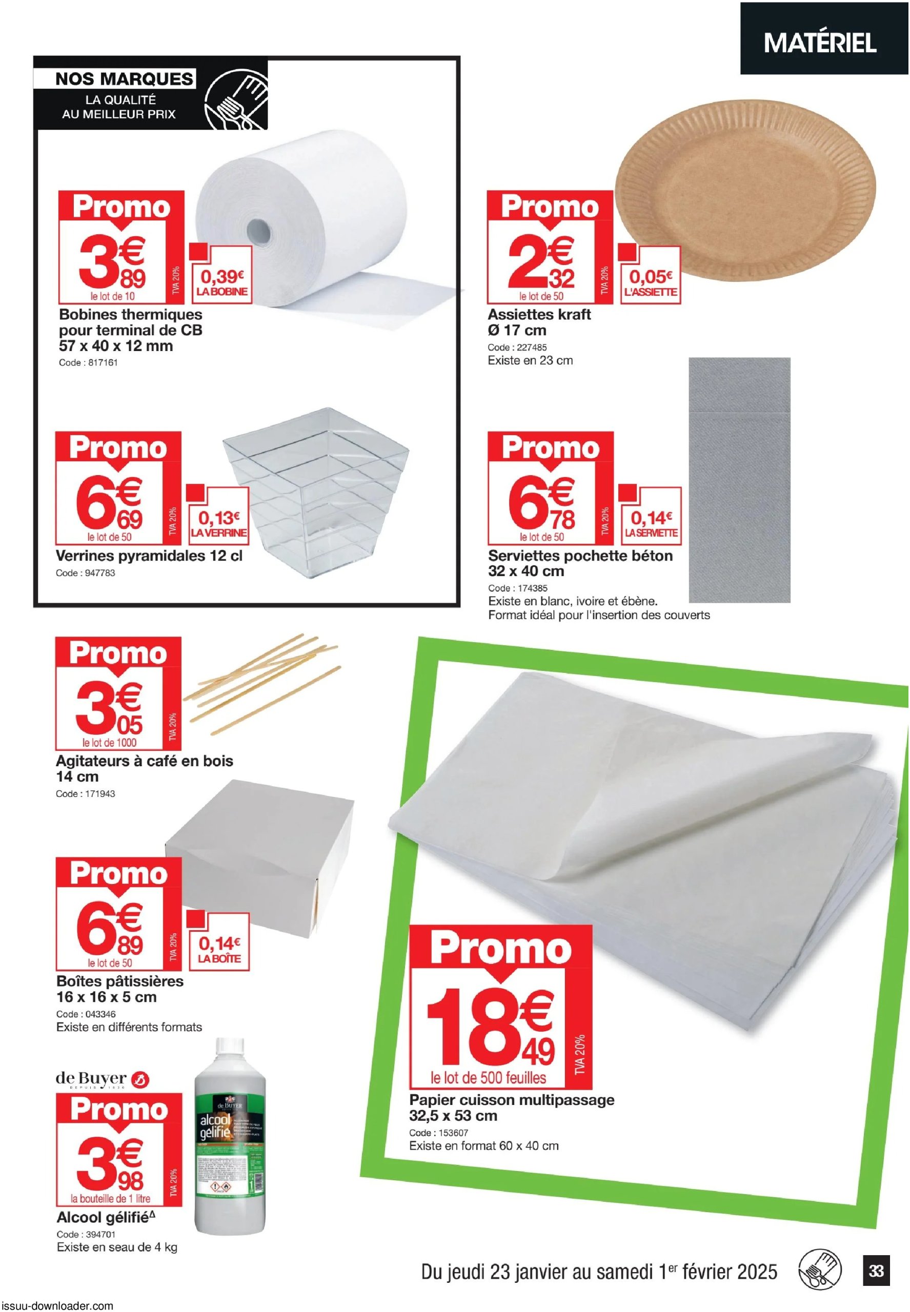 promocash - Catalogue Promocash valable dès 23/01 - 01/02 - page: 33