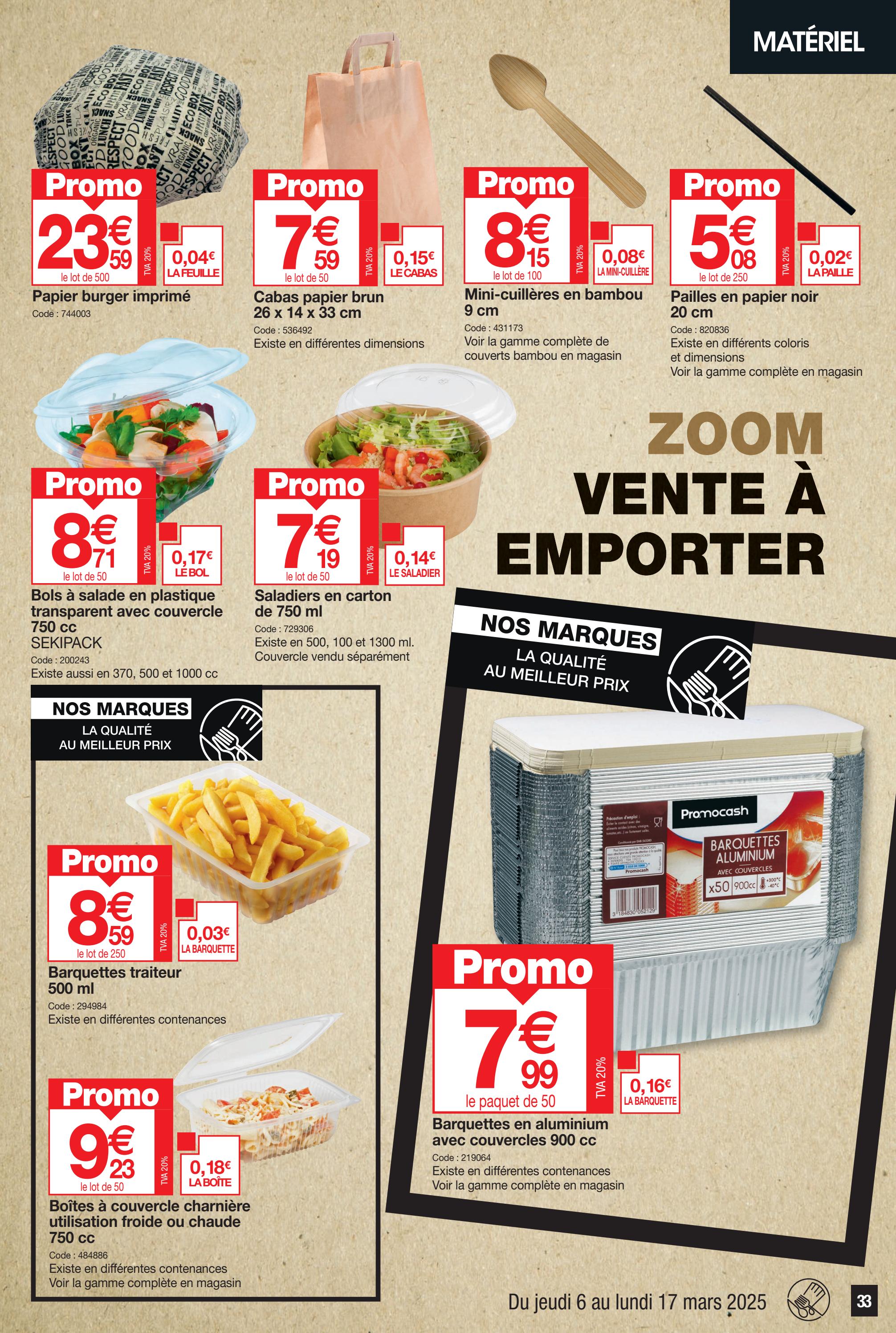 promocash - Catalogue Promocash valable dès 06/03 - 17/03 - page: 33