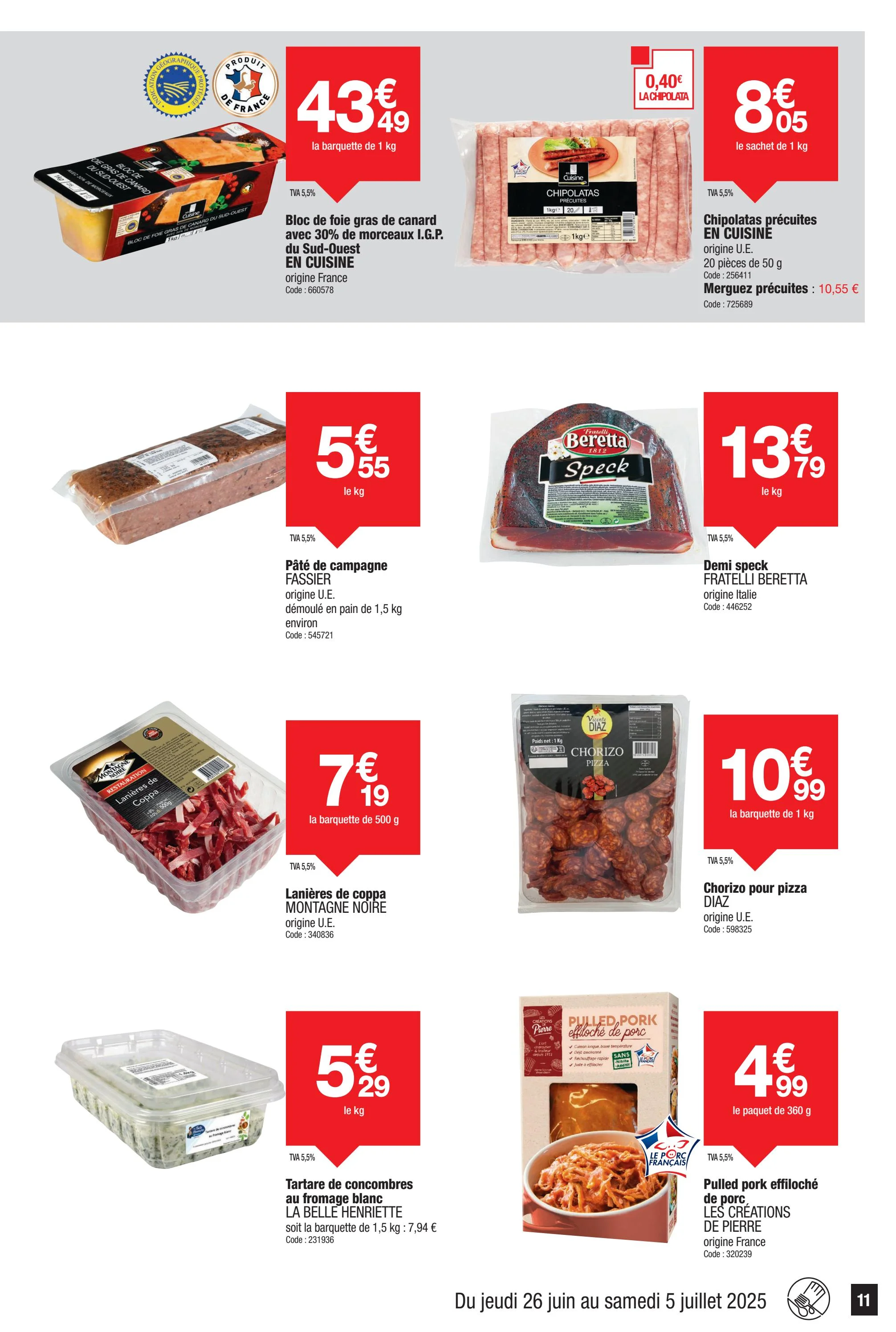 promocash - Catalogue Promocash valable du 26/06 au 05/07 - page: 11